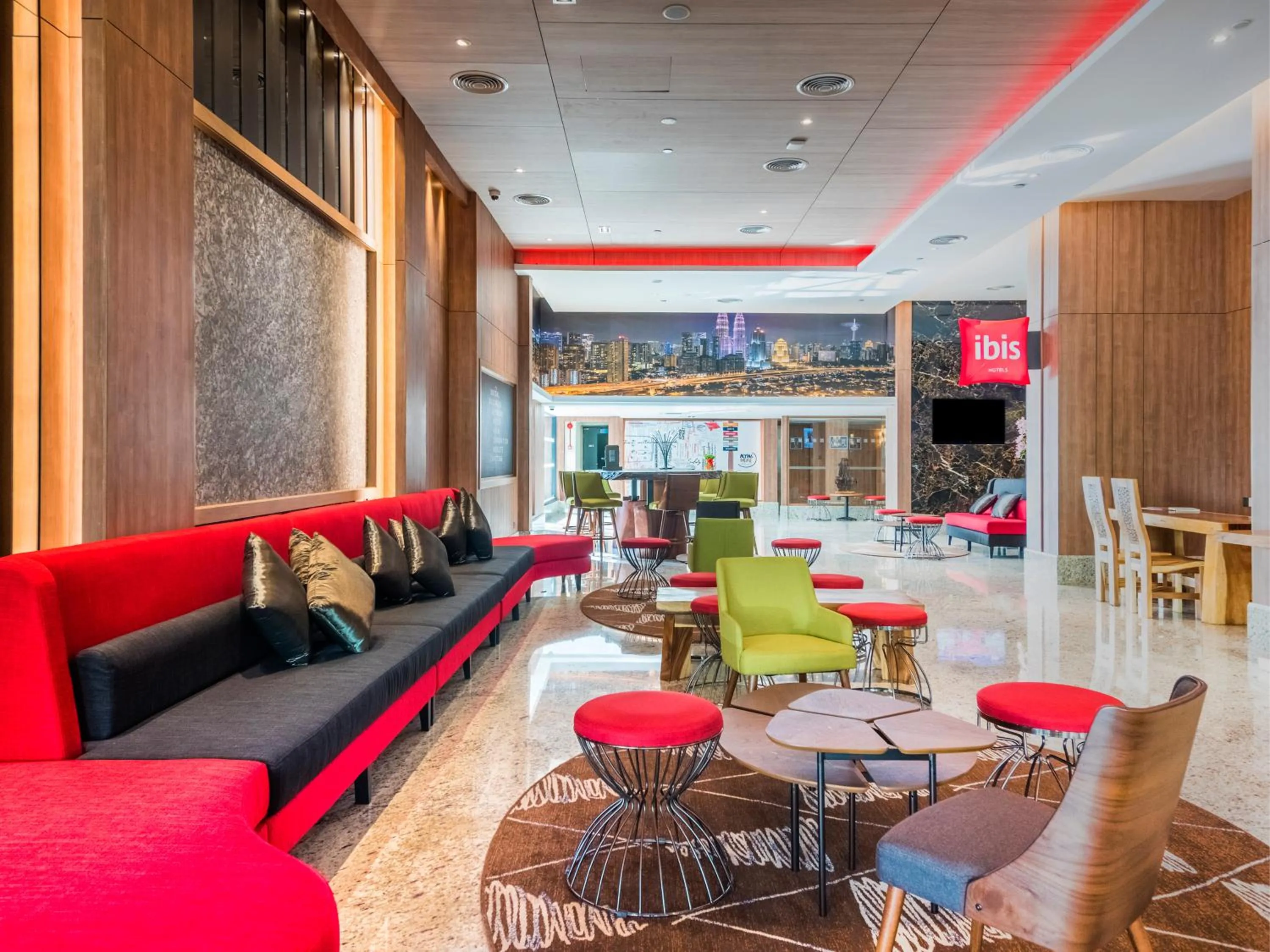 Seating area in ibis Kuala Lumpur City Centre