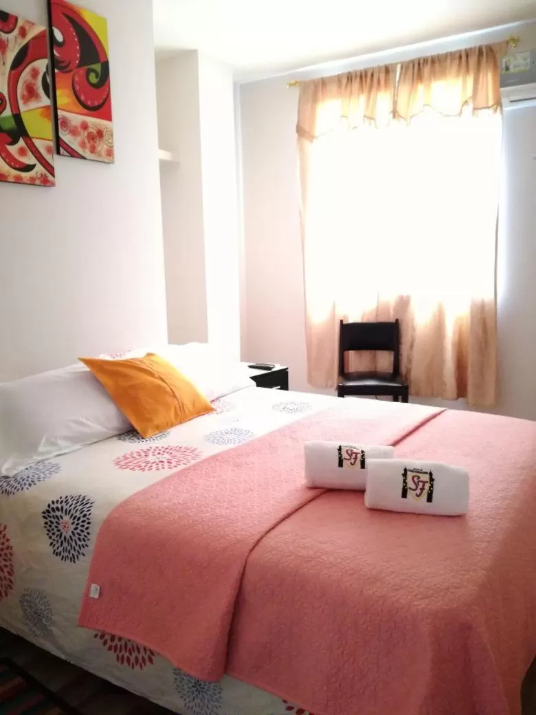 Bed in Hotel San Fernando