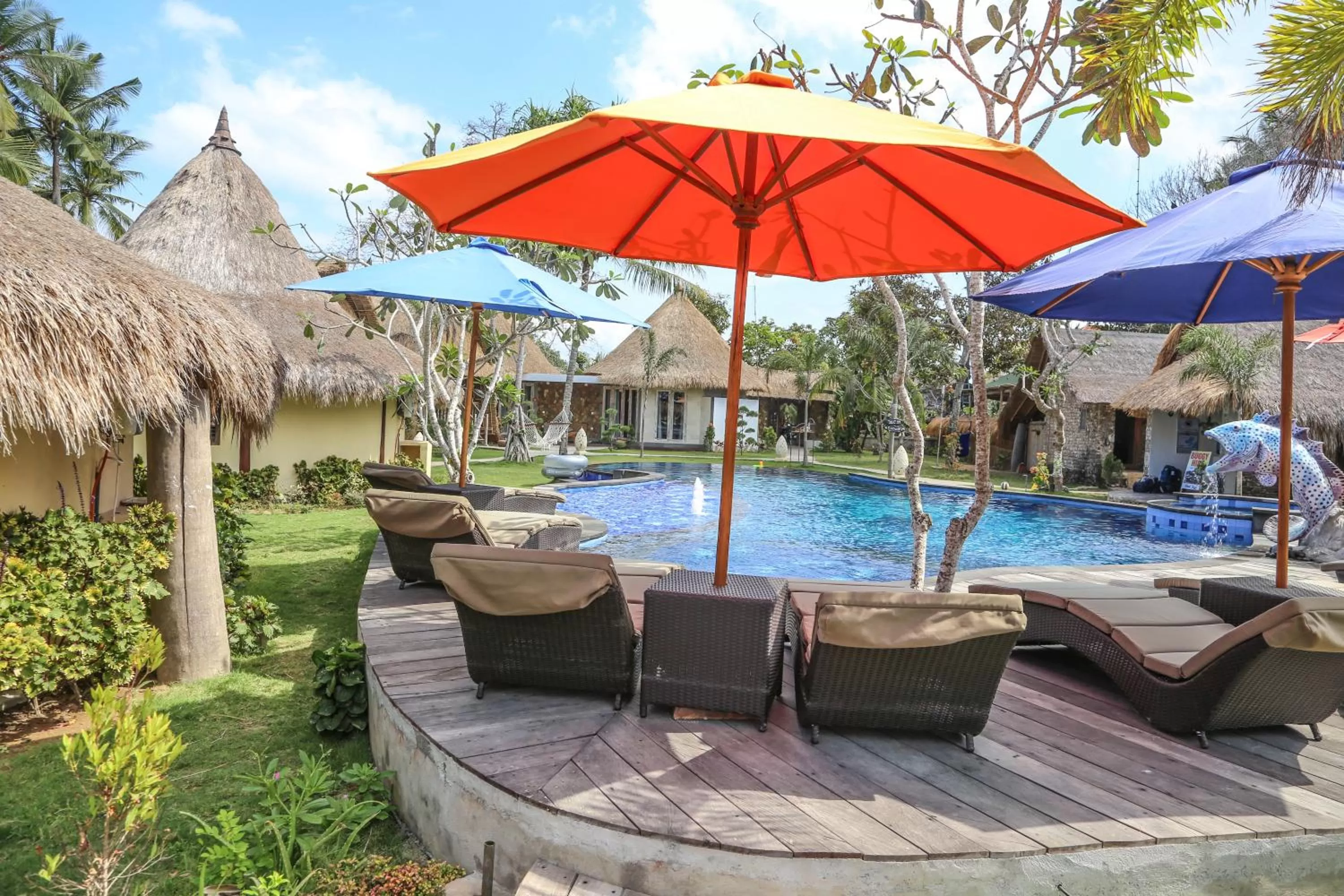 Swimming pool in Sanghyang Bay Villas