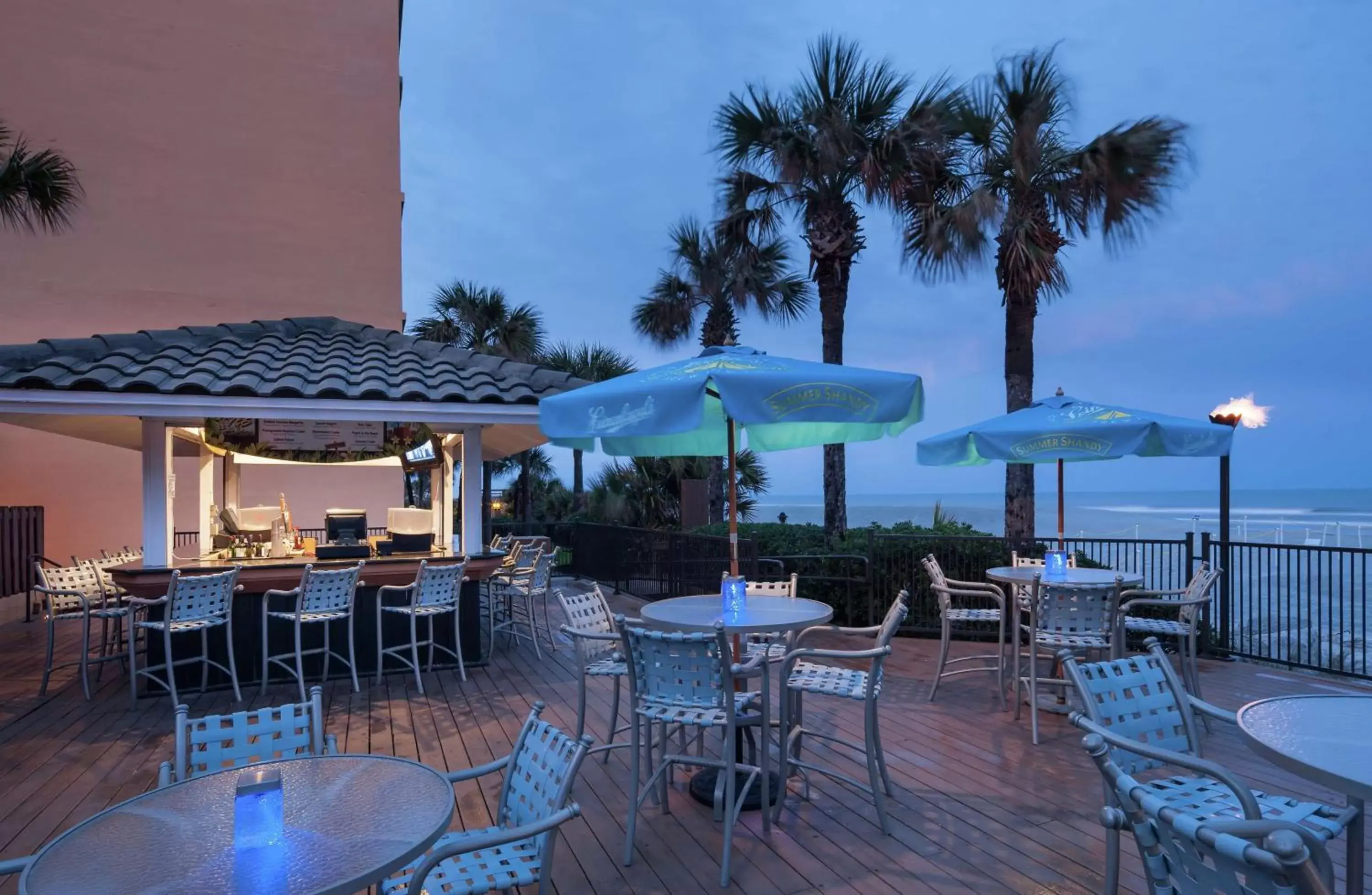 Lounge or bar, Restaurant/Places to Eat in Hampton Inn Oceanfront Jacksonville Beach