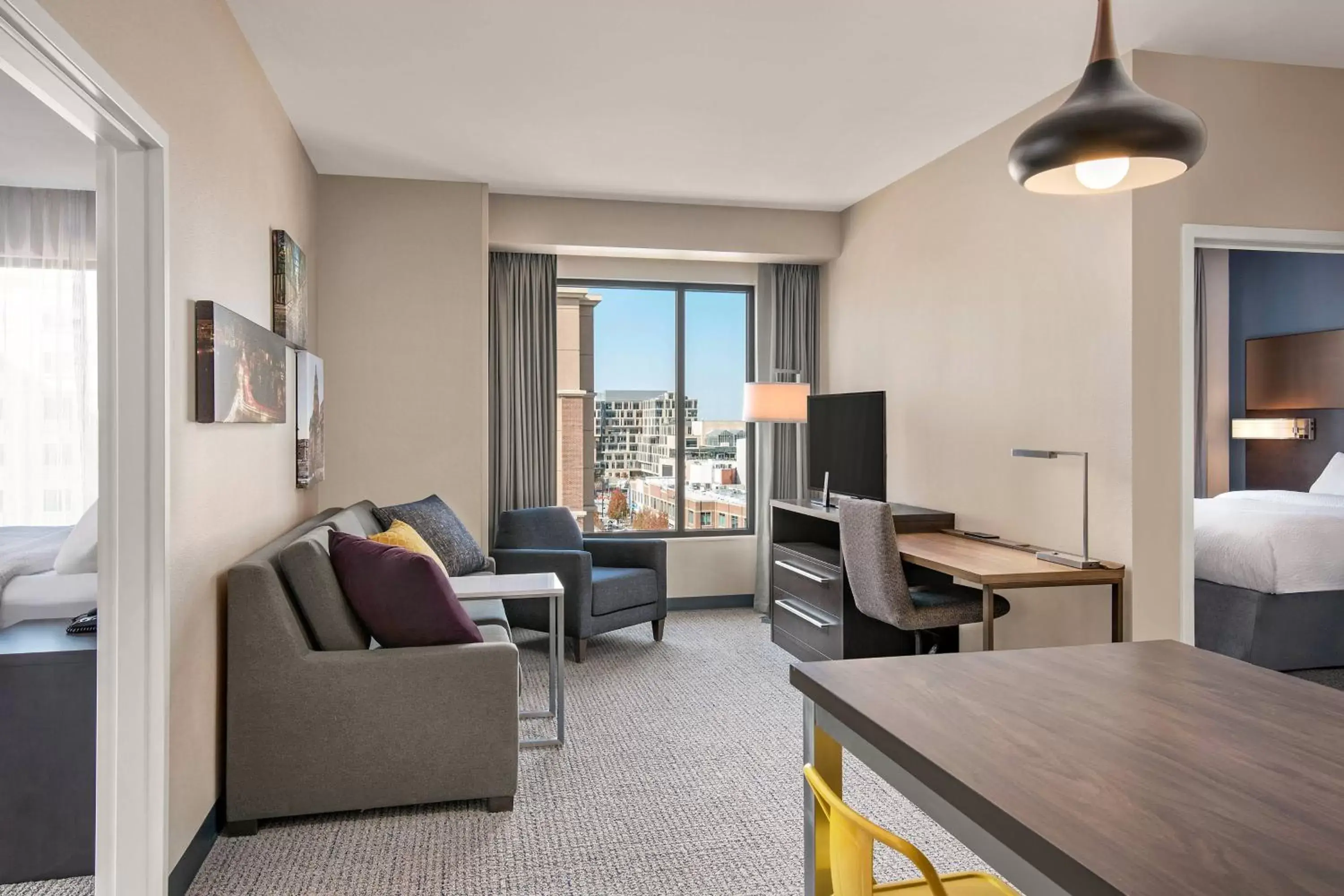 Bedroom, Seating Area in Residence Inn by Marriott Boise Downtown City Center