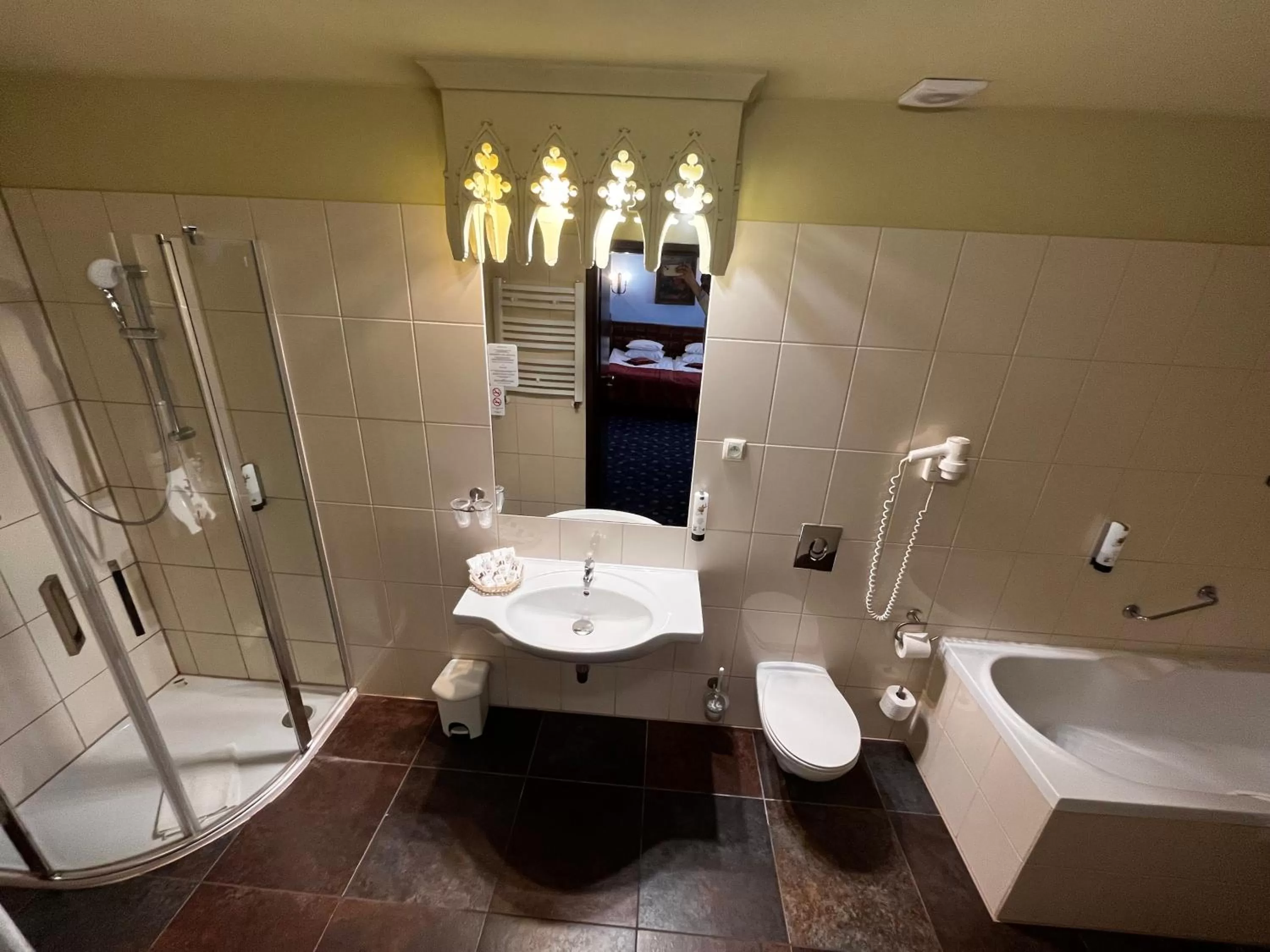 Bathroom in Hotel Zamek Ryn