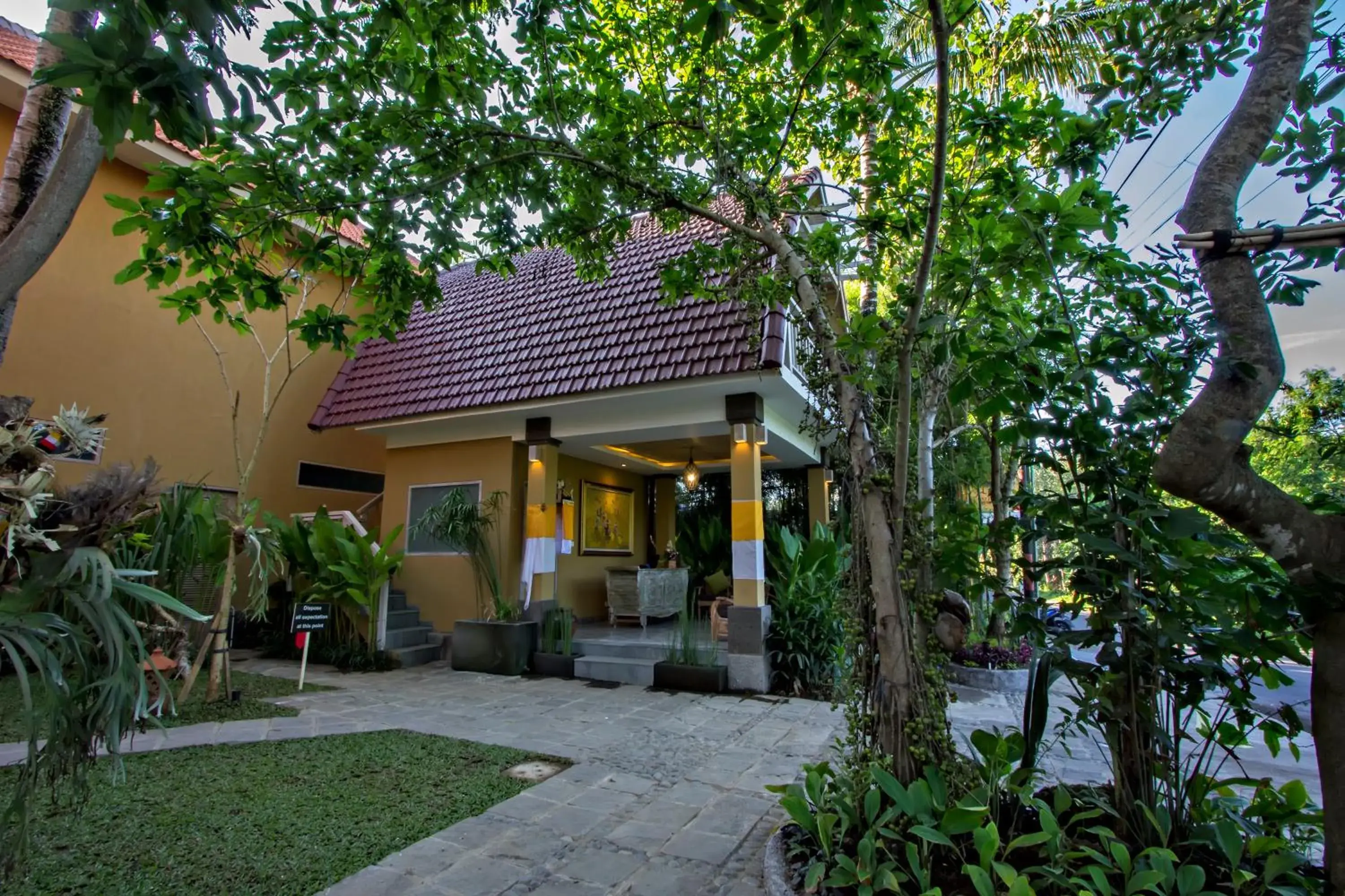 Facade/entrance, Property Building in Ubad Retreat, A Local Family Run Hotel