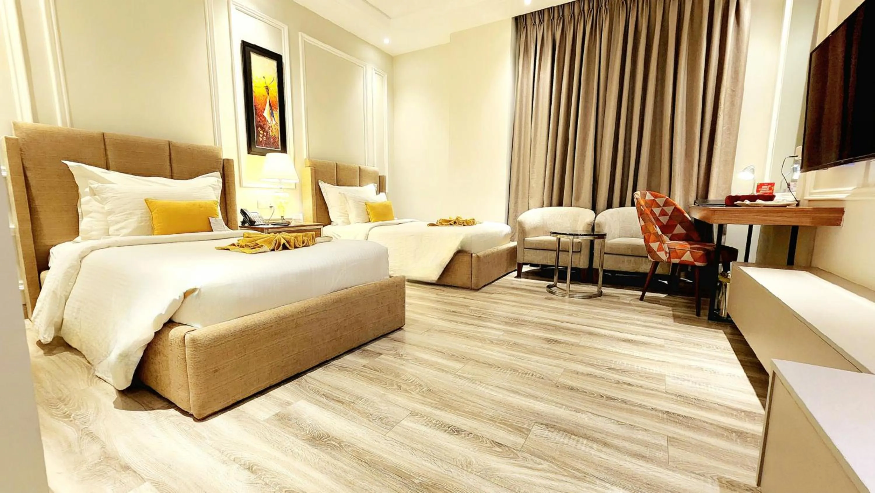 Bed in Best Western Premier Hotel Gulberg Lahore