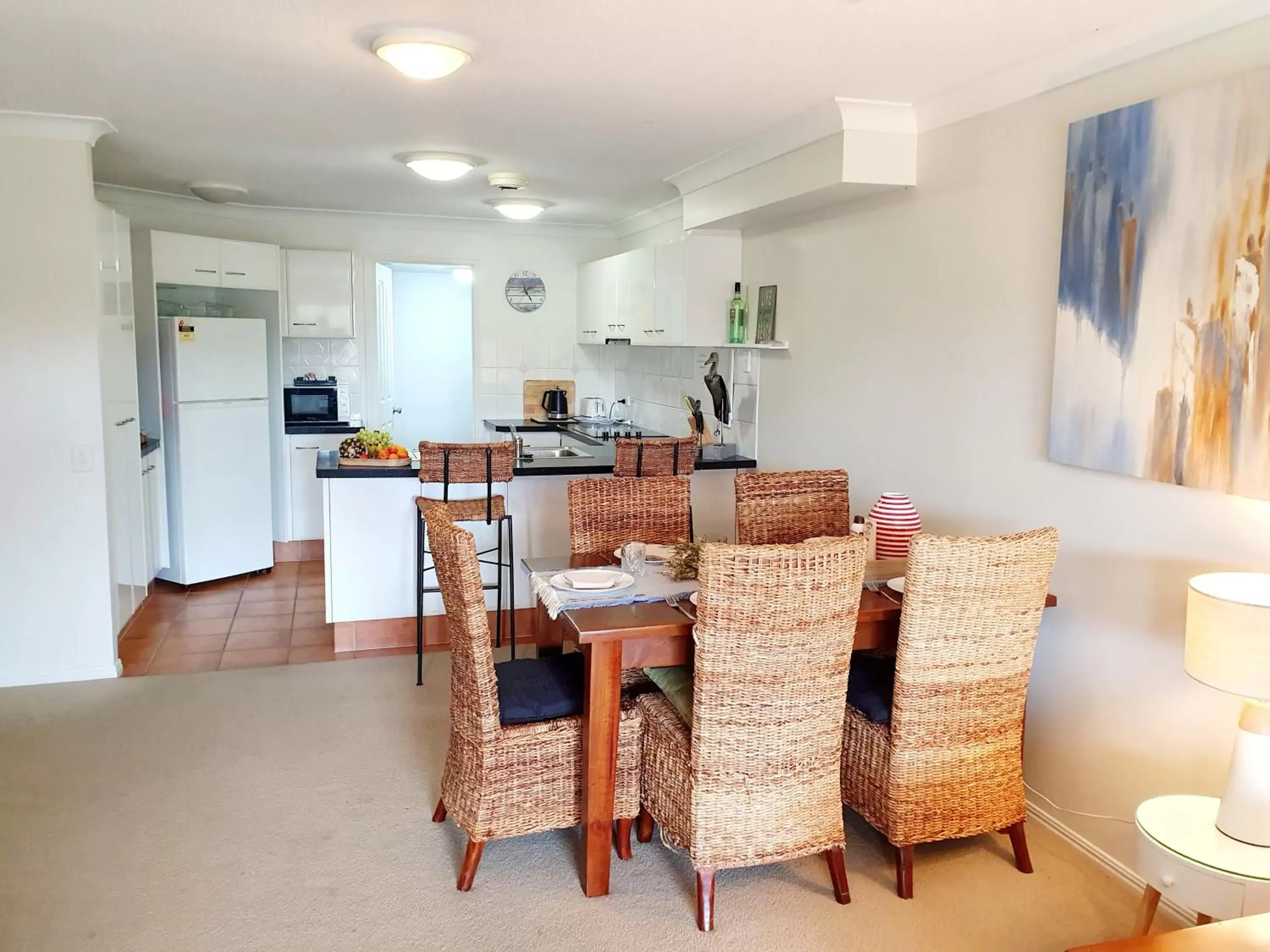 Kitchen/Kitchenette in Fairways Golf & Beach Retreat Bribie Island