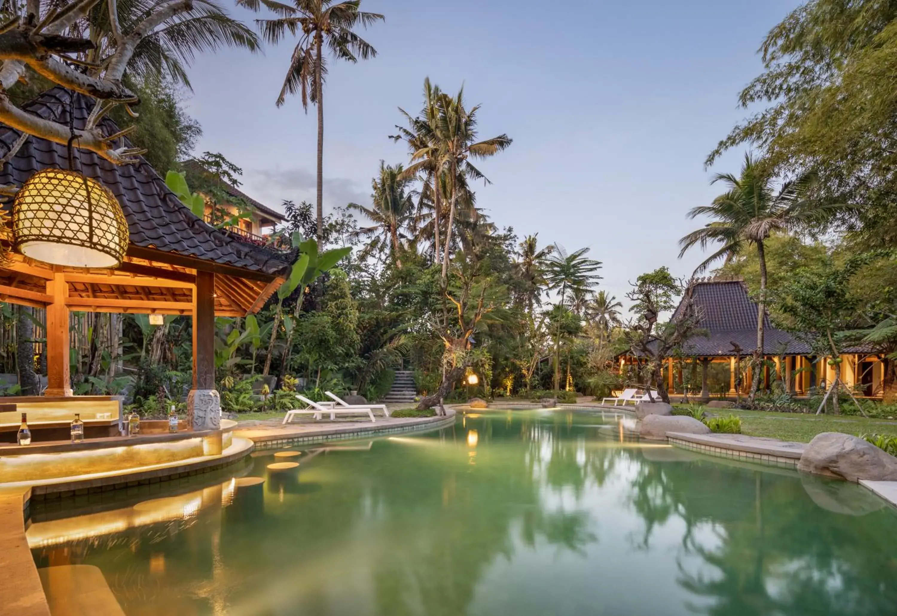 Lounge or bar, Swimming Pool in Korurua Dijiwa Ubud