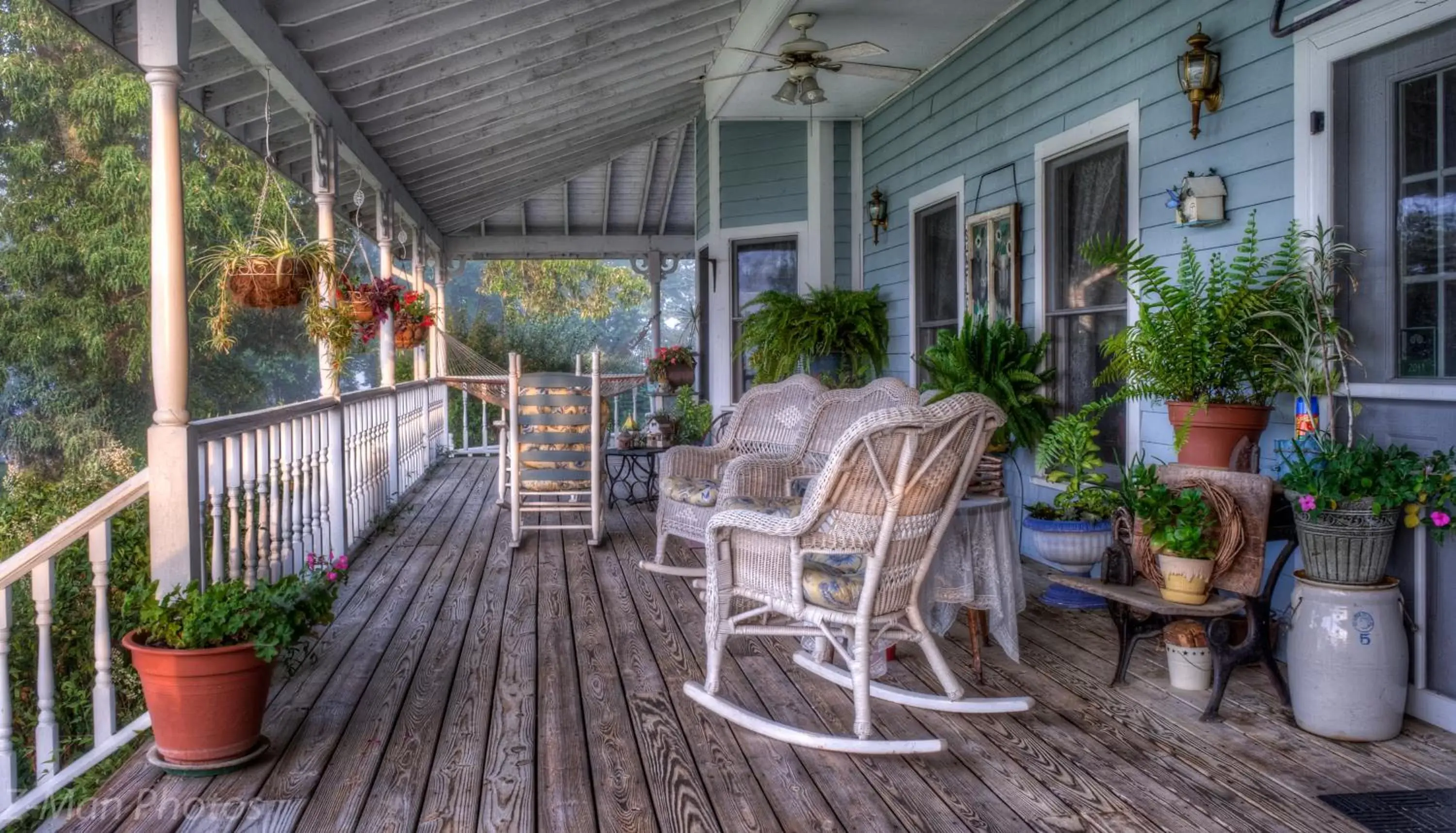 Patio in Blue Mountain Mist Country Inn