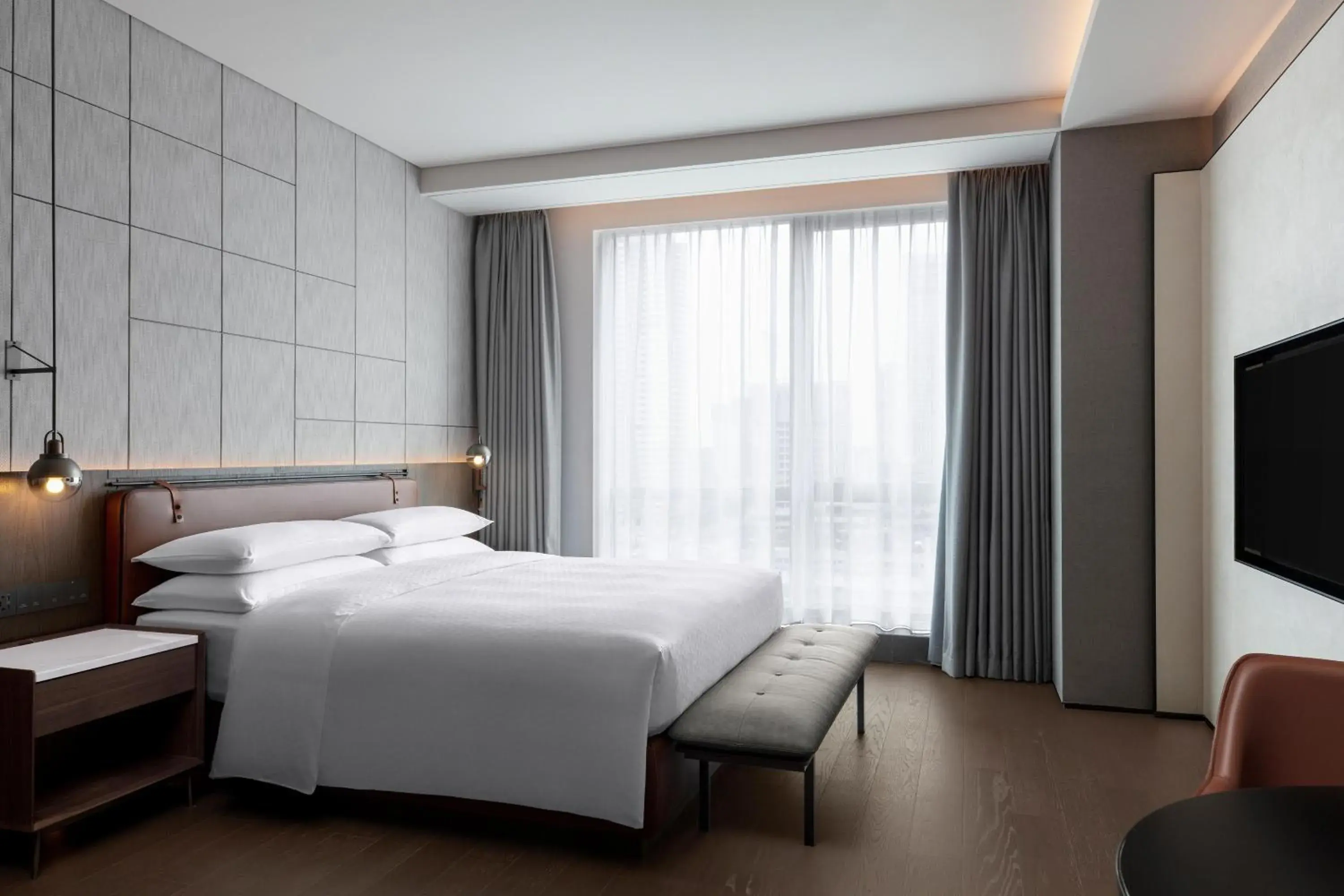 Photo of the whole room, Bed in Four Points by Sheraton Chengdu Tianfu New Area