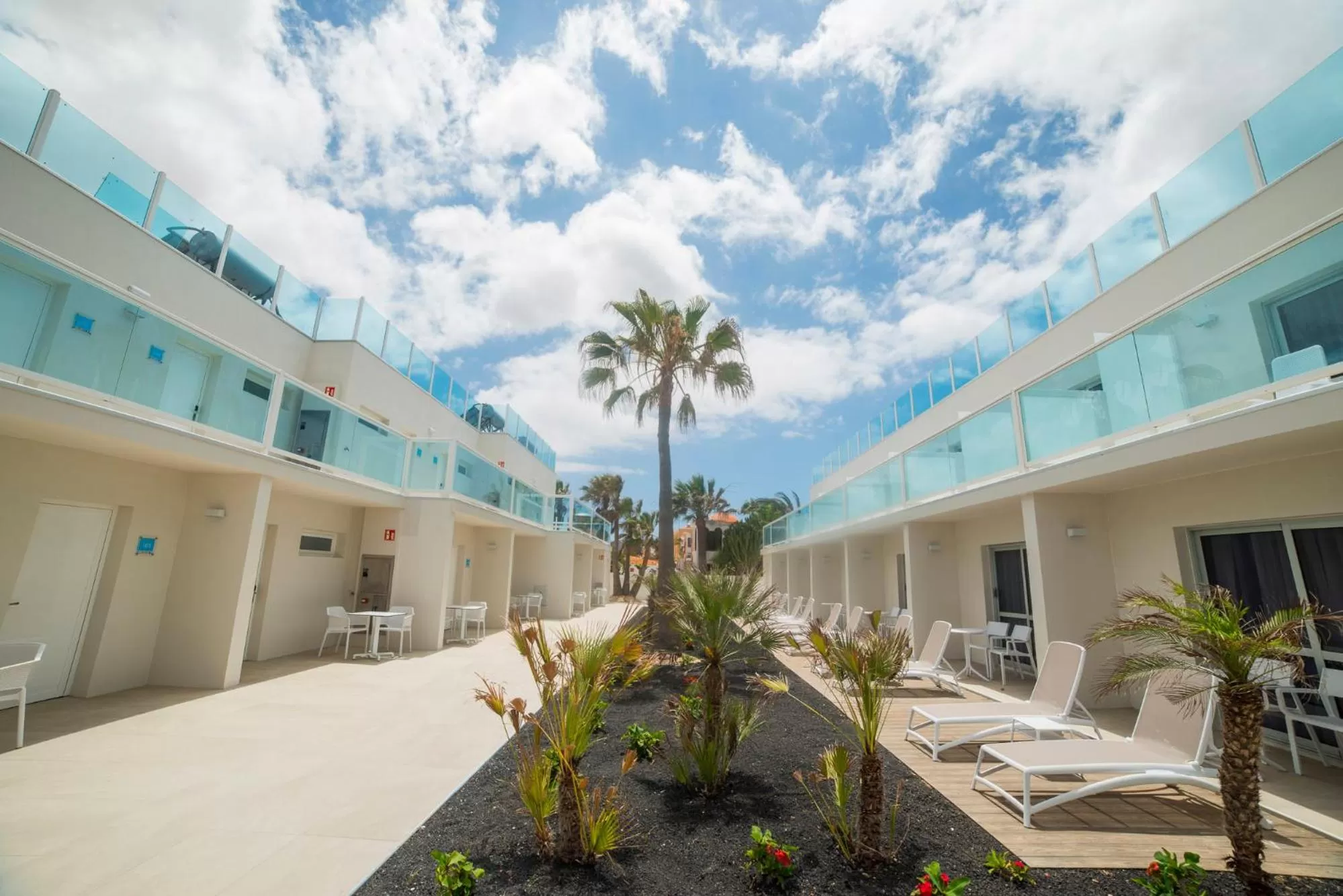 Patio in Hotel Boutique TAO Caleta Mar