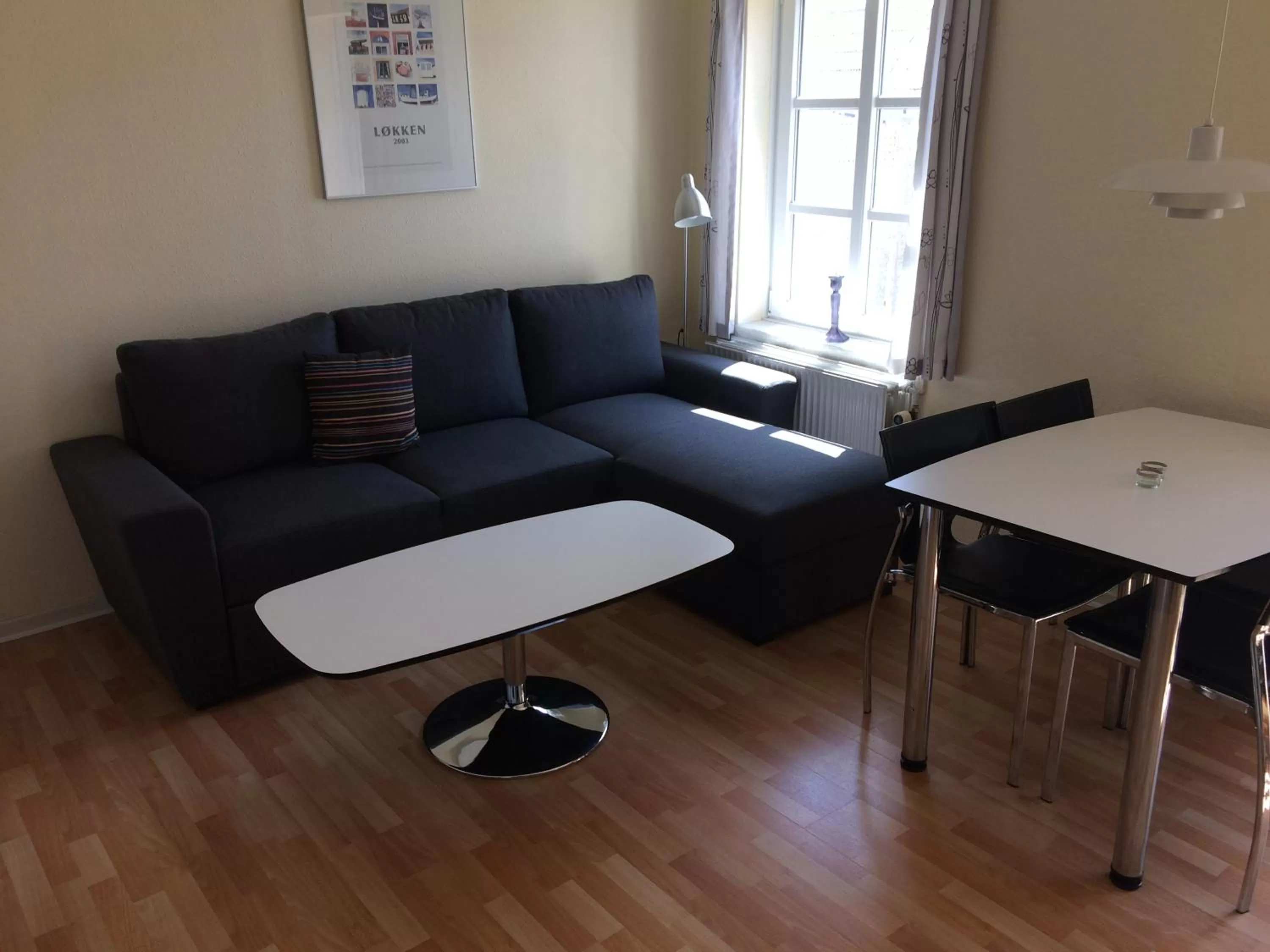 Living room in Løkken Badehotel Apartments