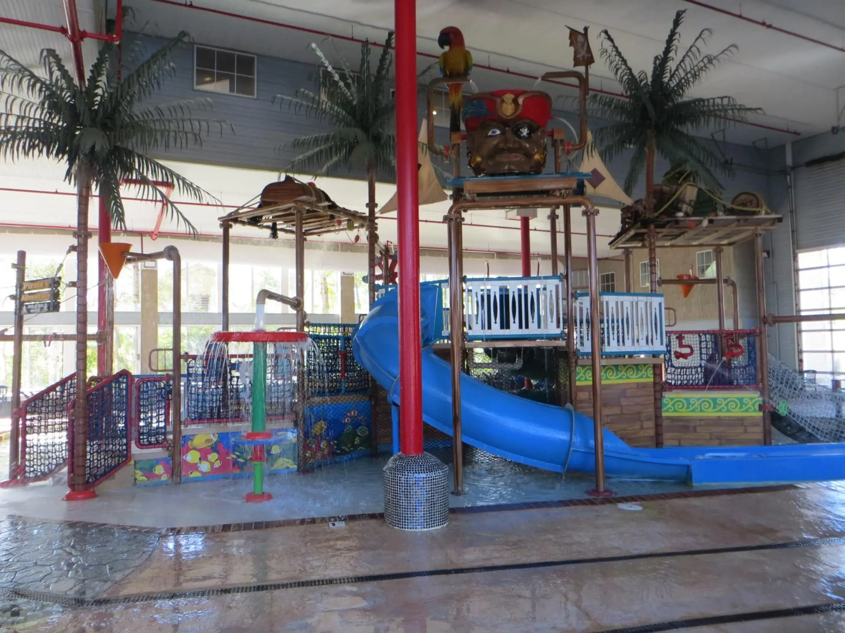 Swimming pool, Children's Play Area in Bayside Hotel Of Mackinac