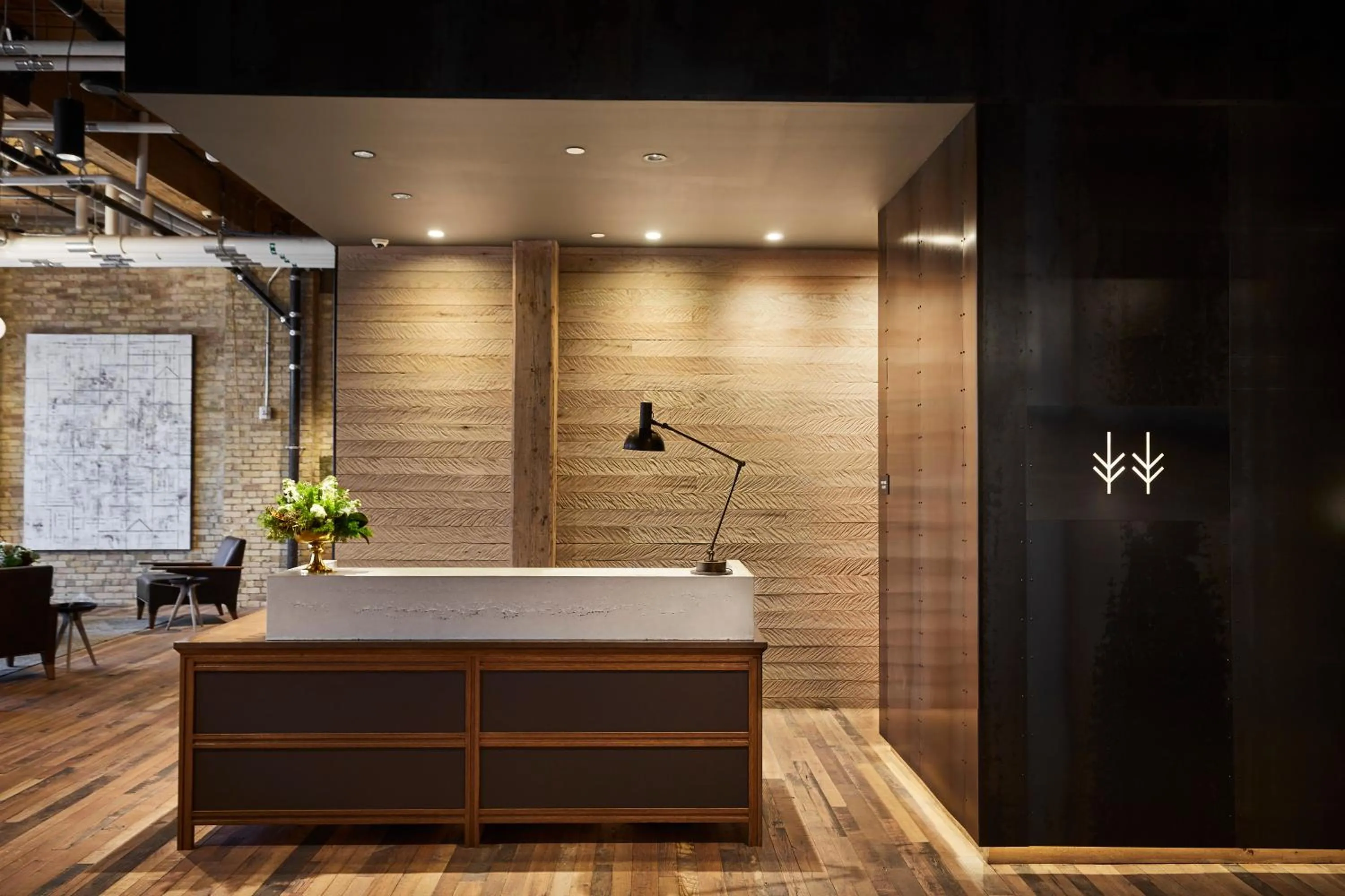 Lobby or reception in Hewing Hotel