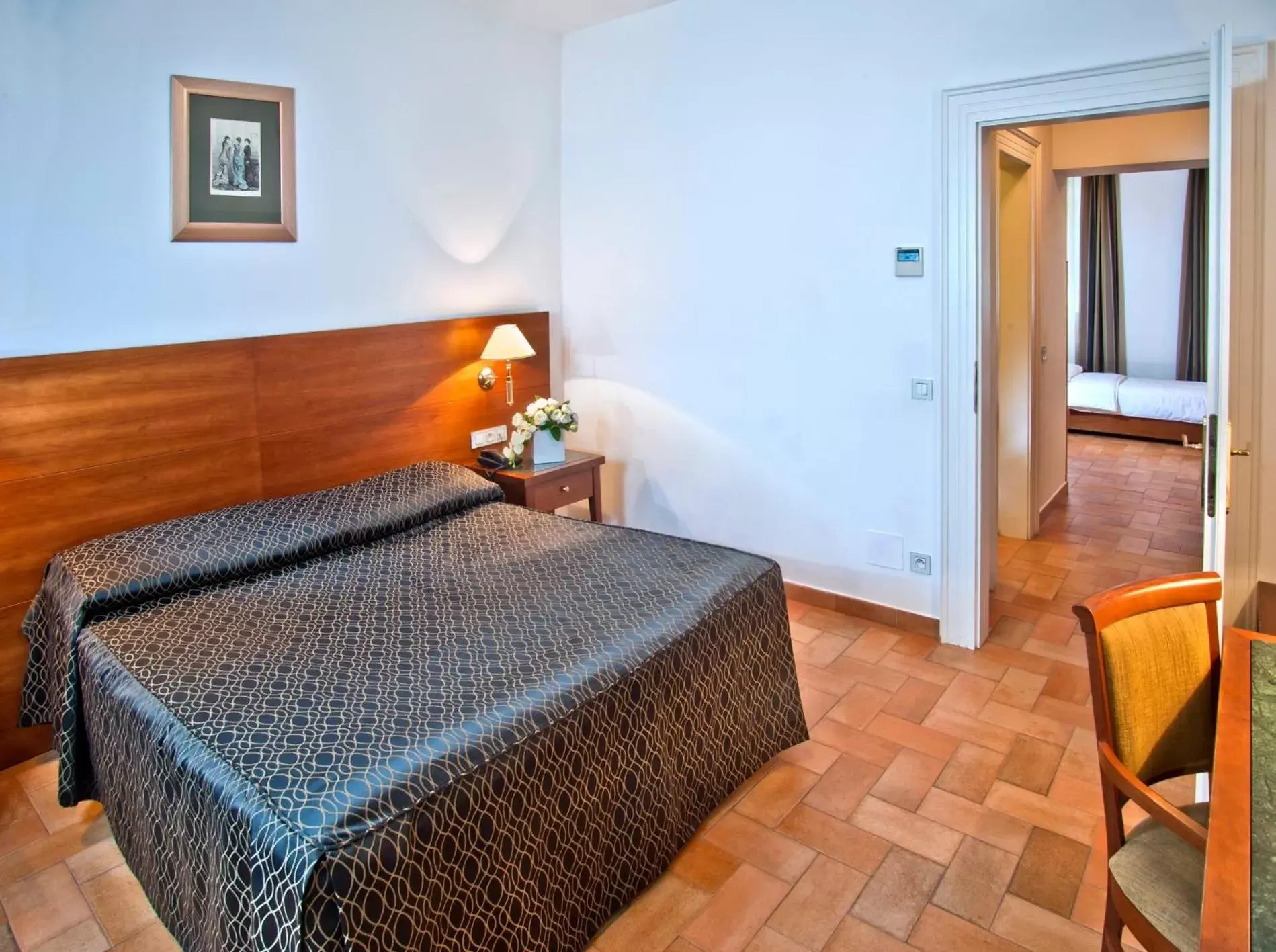 Bedroom, Bed in Hotel Galileo