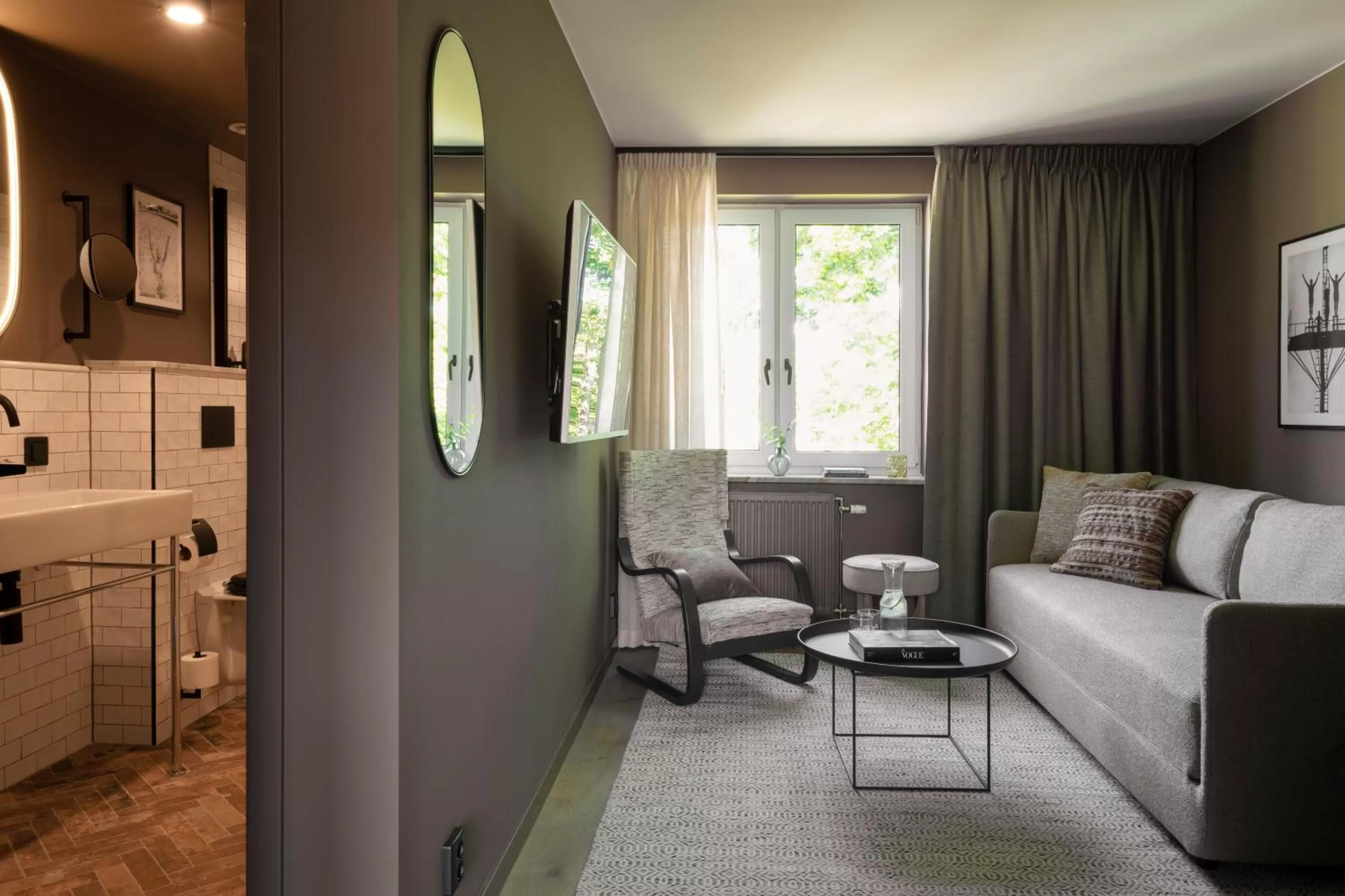 Living room in Villa Lovik