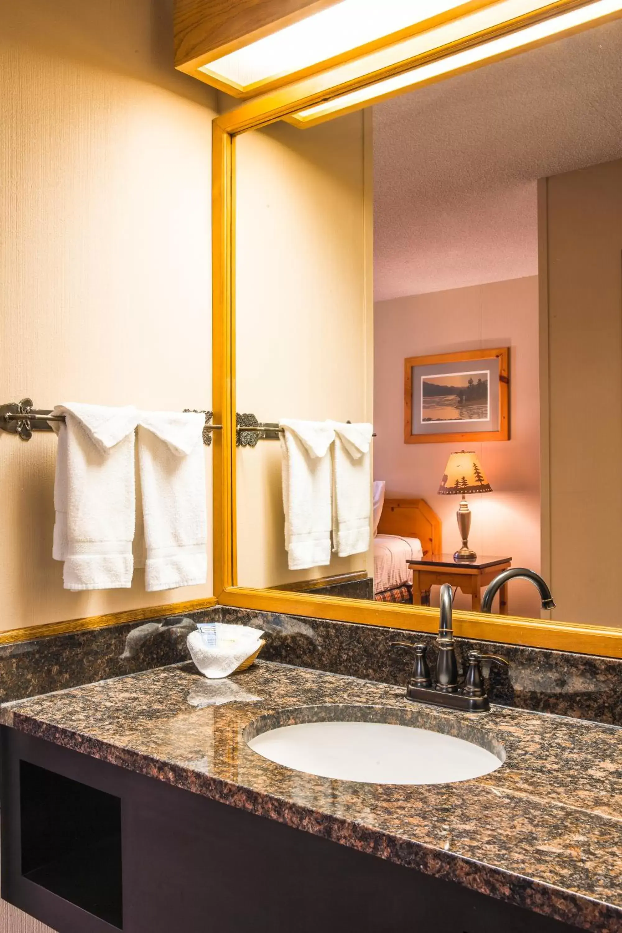 Bathroom in Lodge at Palmer Gulch