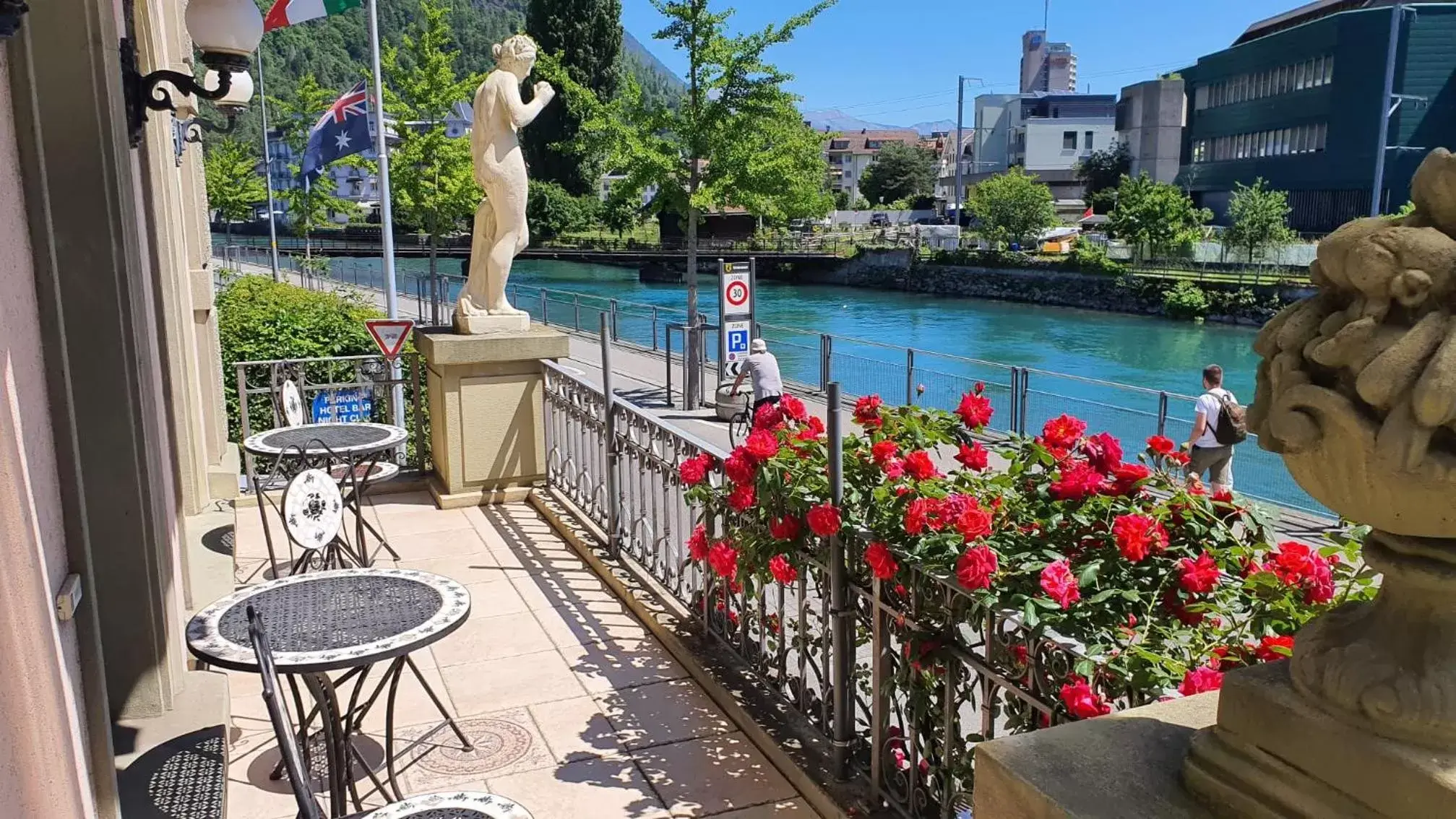 Balcony/Terrace, Swimming Pool in Hotel Central Continental