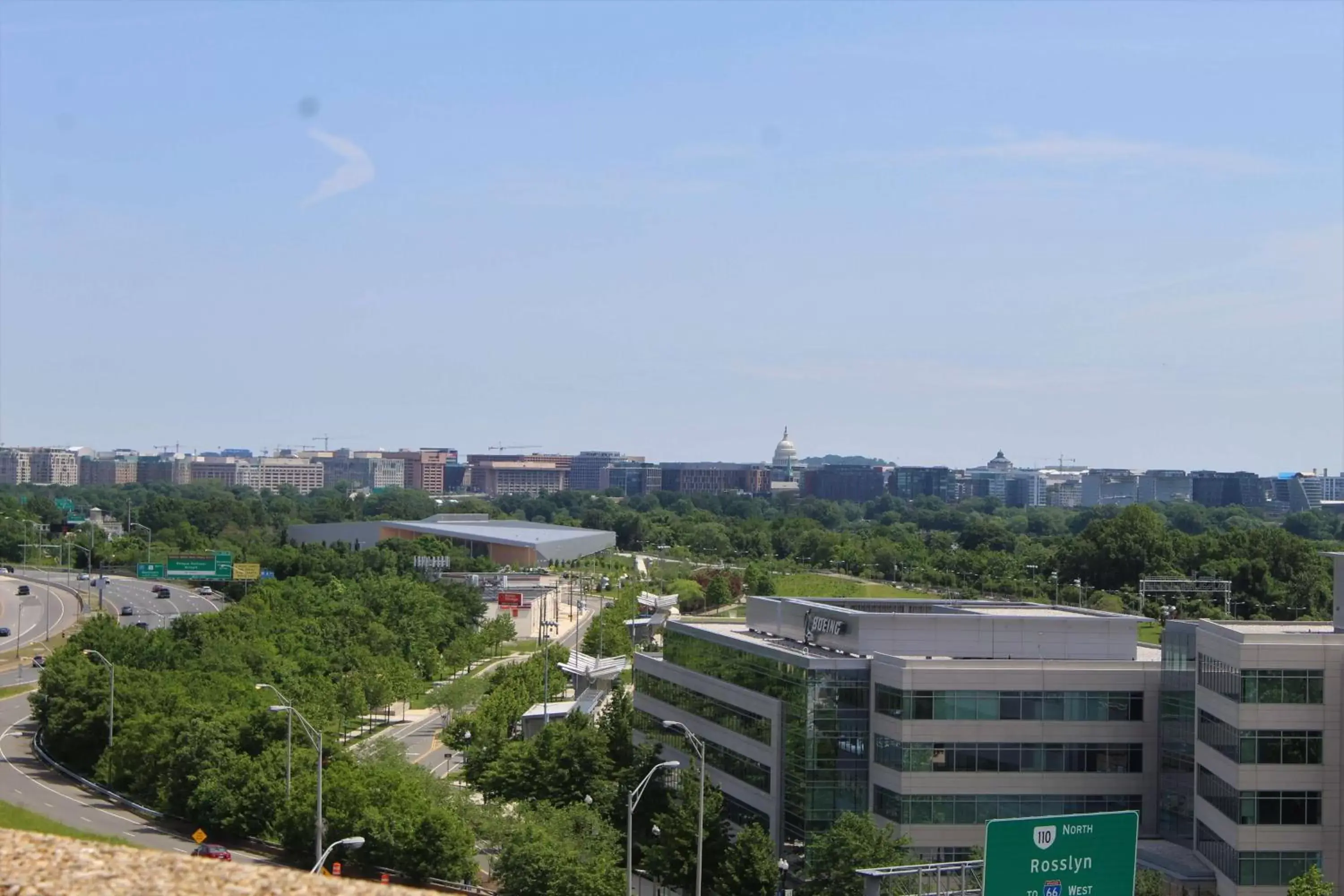 View (from property/room) in DoubleTree by Hilton Washington DC – Crystal City