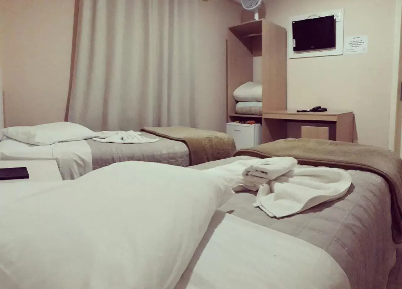 Bed in Hotel Joaçaba