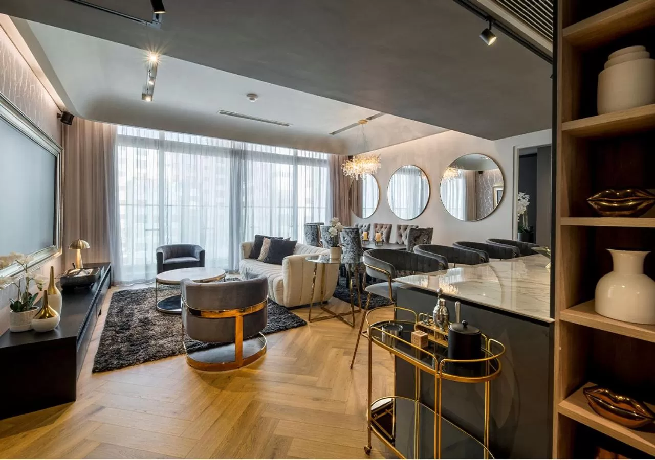 Living room in The Rockefeller Hotel by NEWMARK