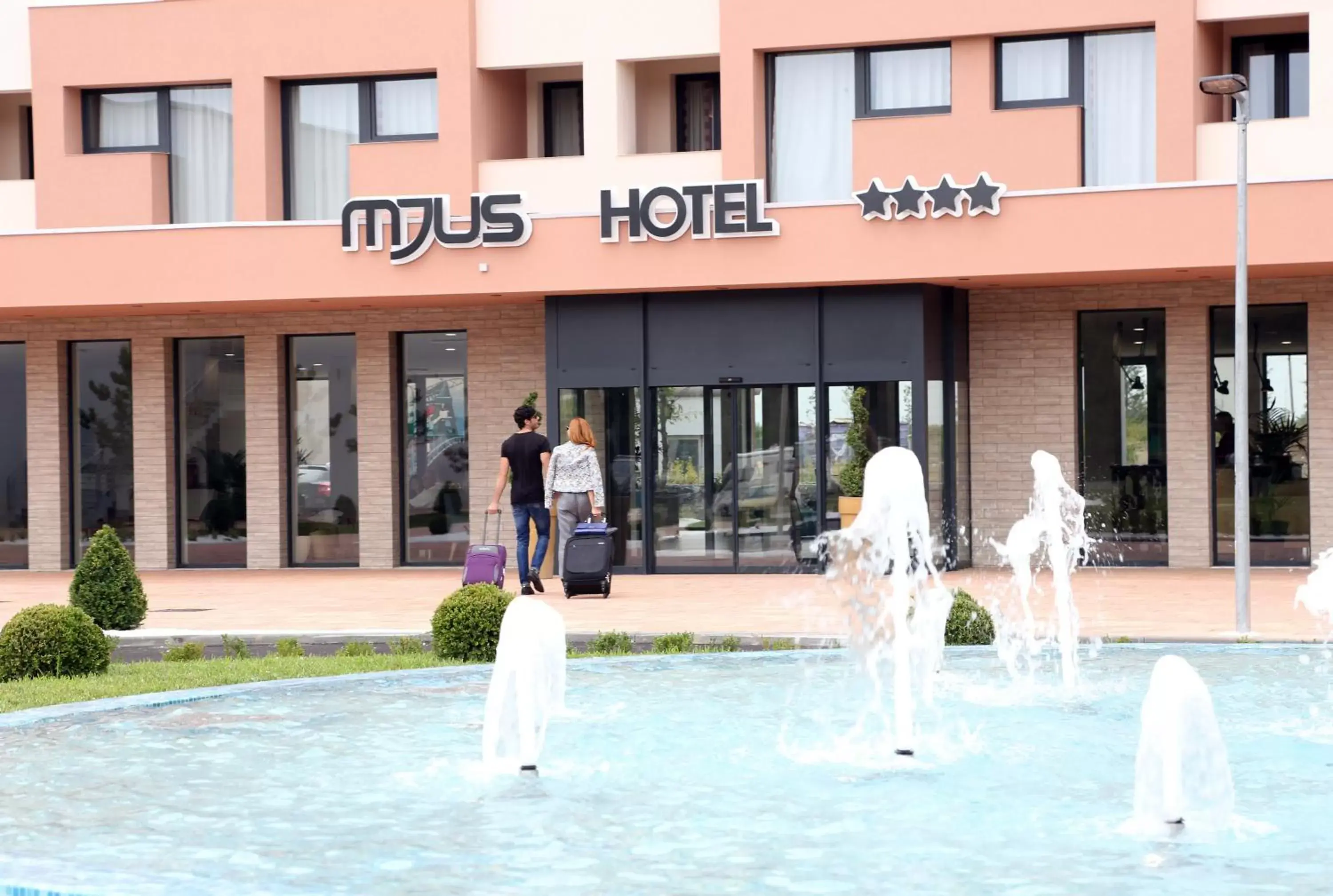 Facade/entrance in Mjus Resort & Thermal Park