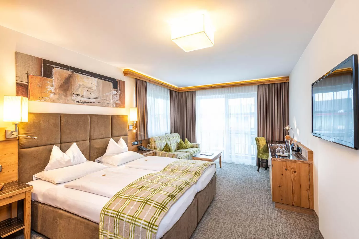 Photo of the whole room, Bed in Hotel Garni Melanie