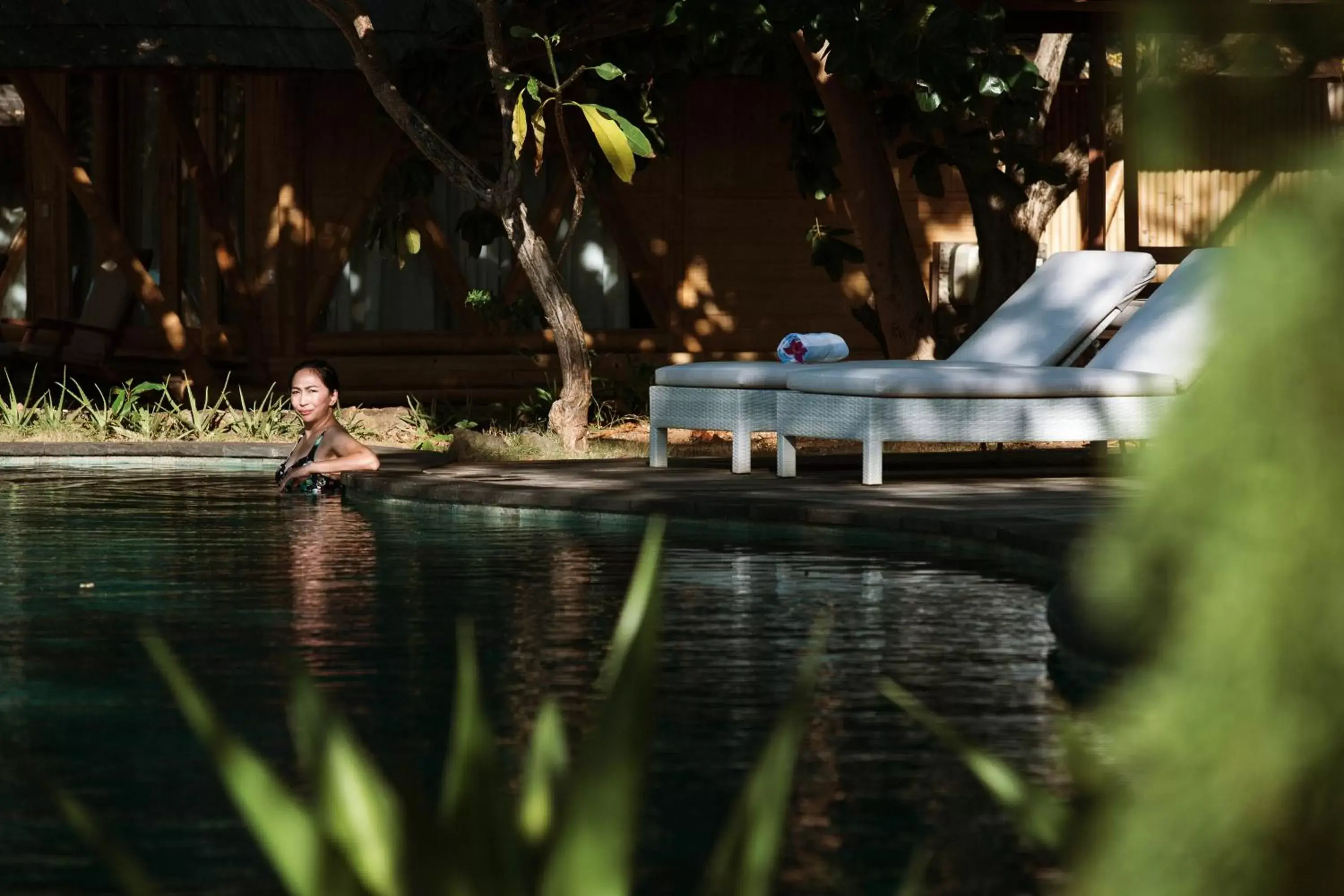 Pool view in The Seraya Resort Komodo