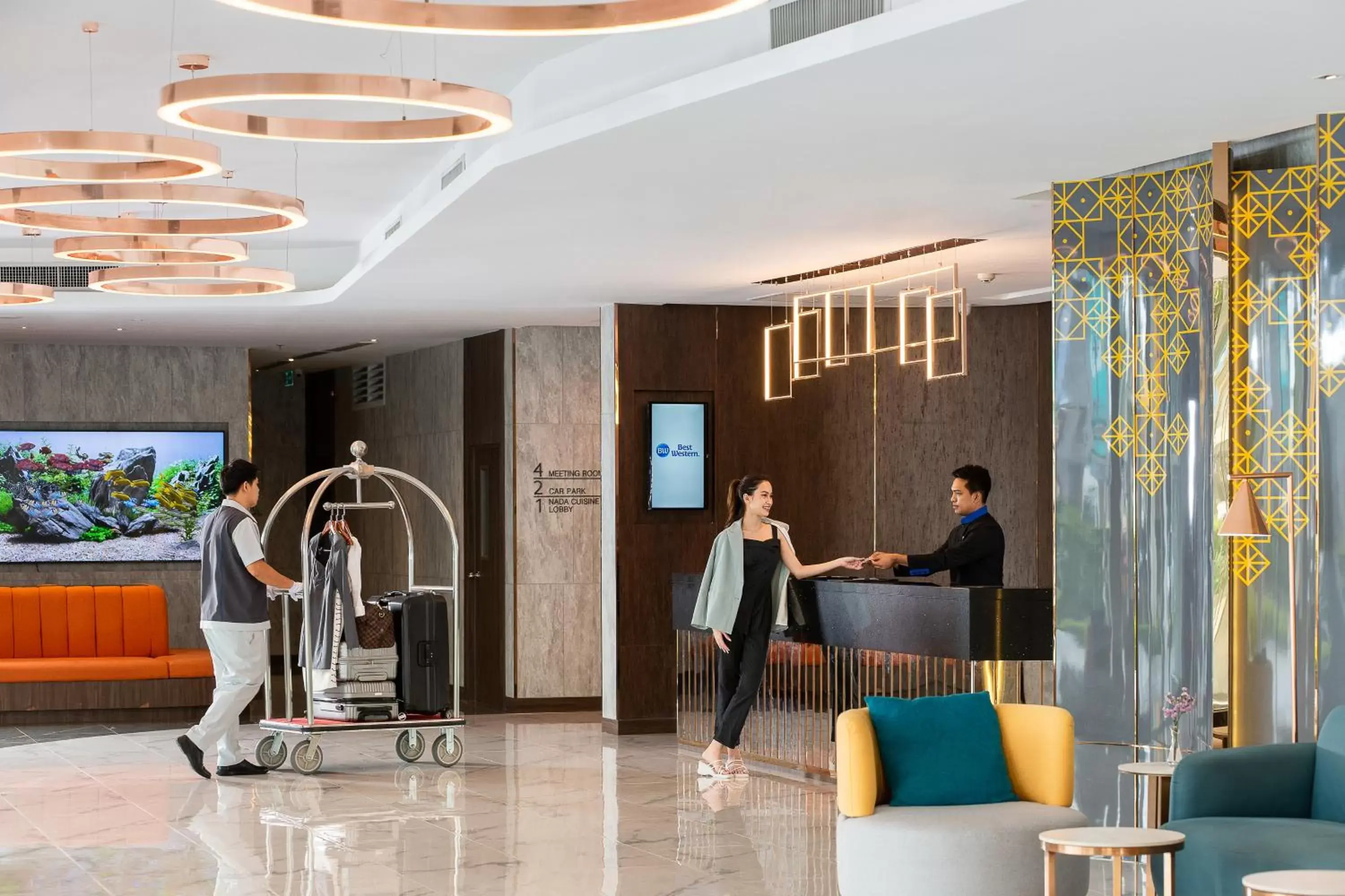 Lobby or reception in Best Western Nada Don Mueang Airport hotel