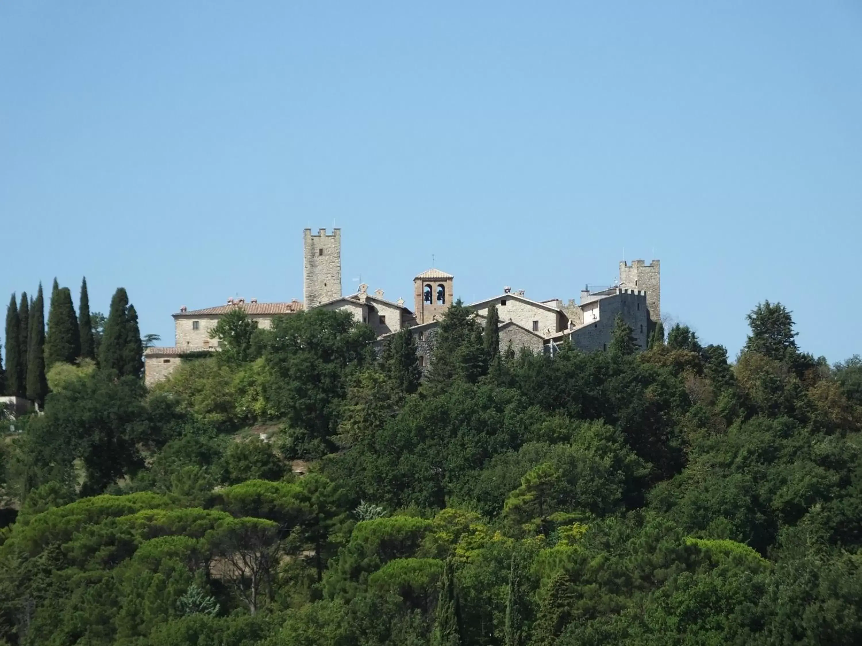 Bird's eye view in Castello Di Giomici