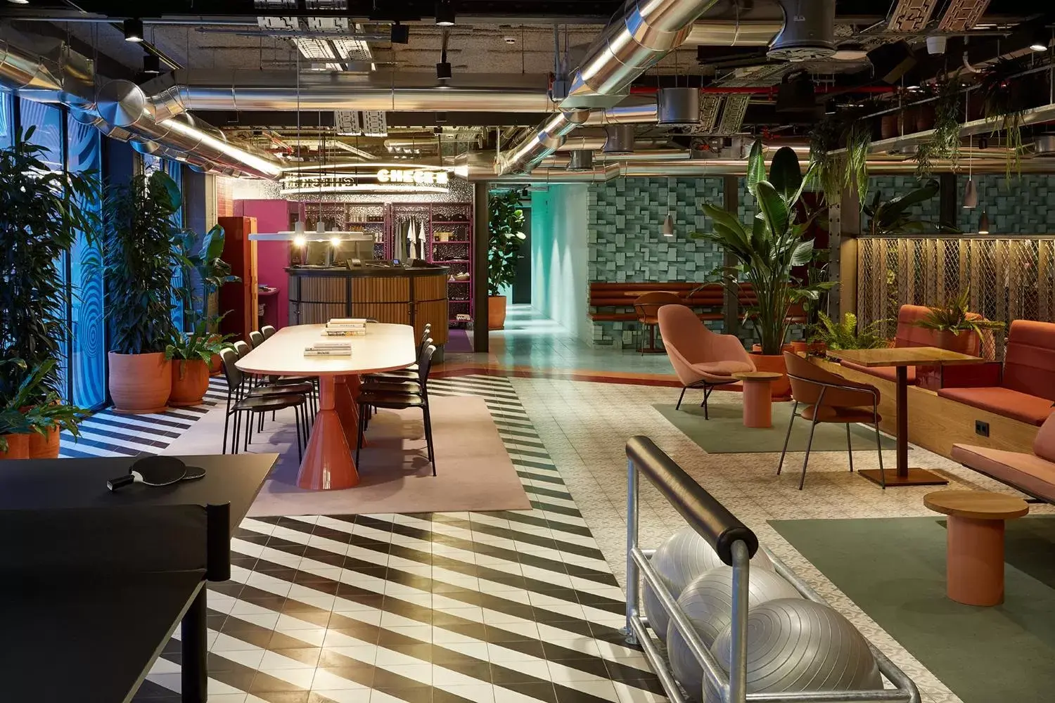 Lobby or reception in The Social Hub Madrid Lobby or reception in The Social Hub Madrid