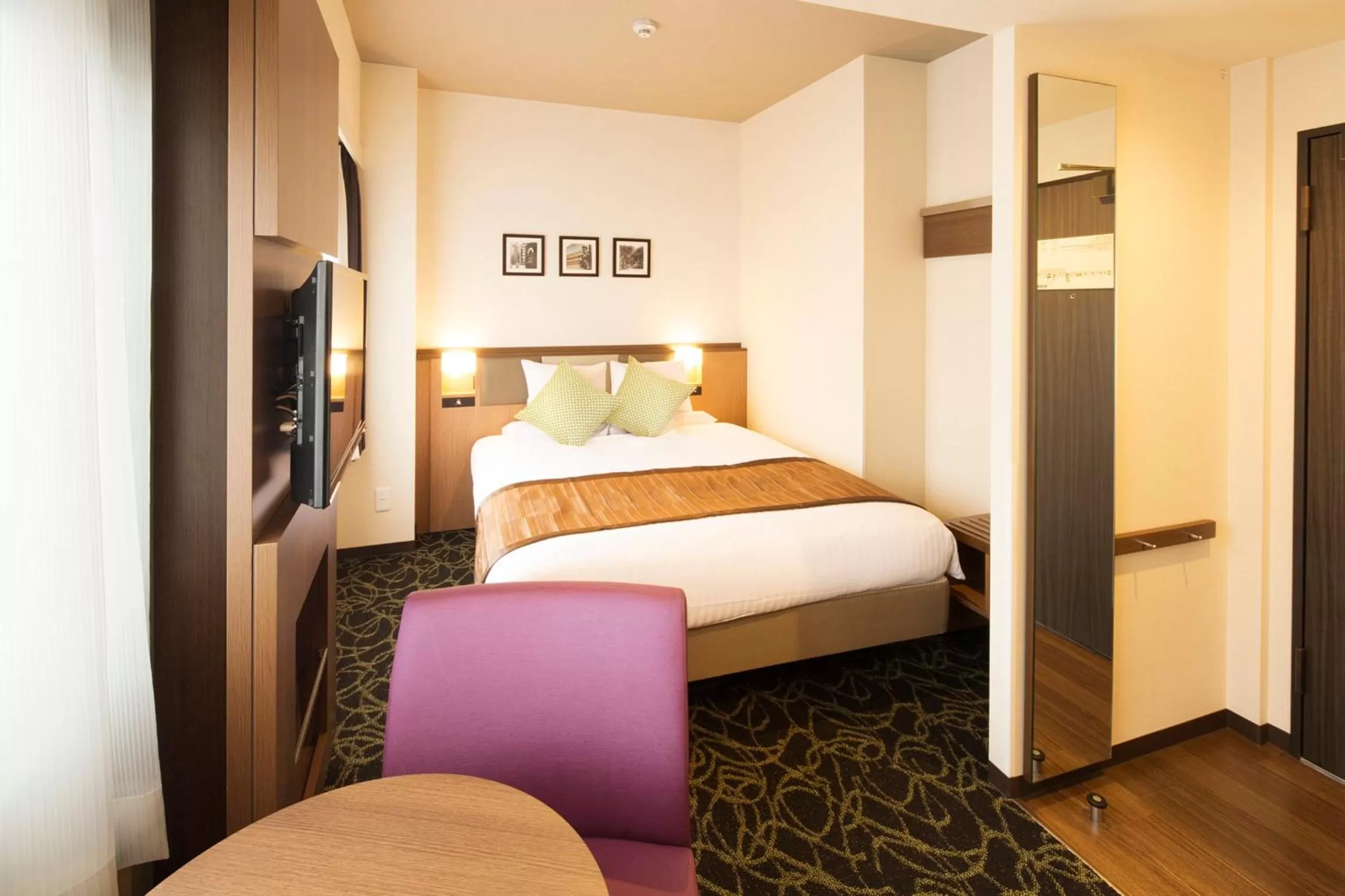 Spring, Bed in Hotel Mystays Gotanda Station