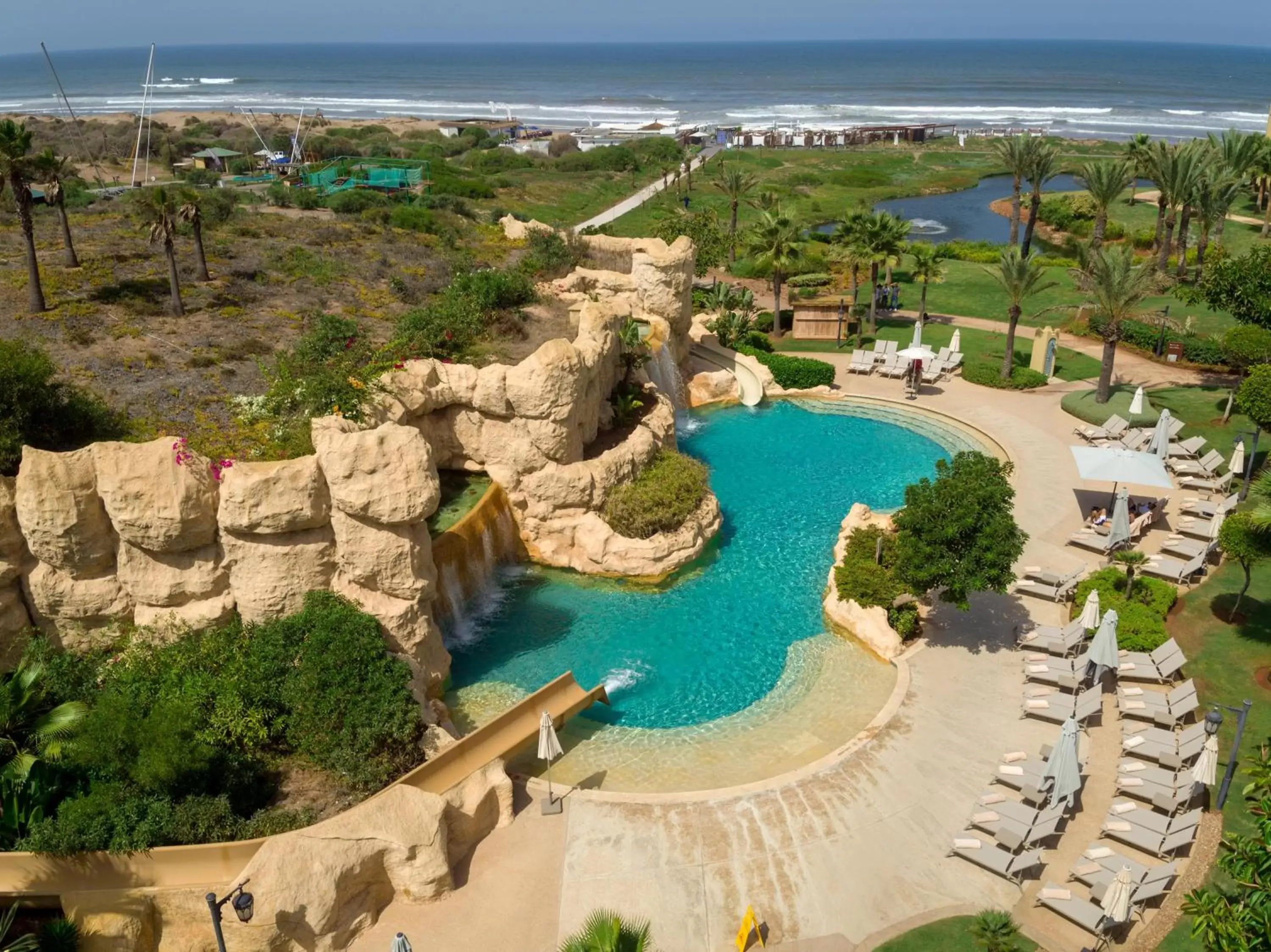 Swimming pool, Bird's-eye View in Mazagan Beach & Golf Resort