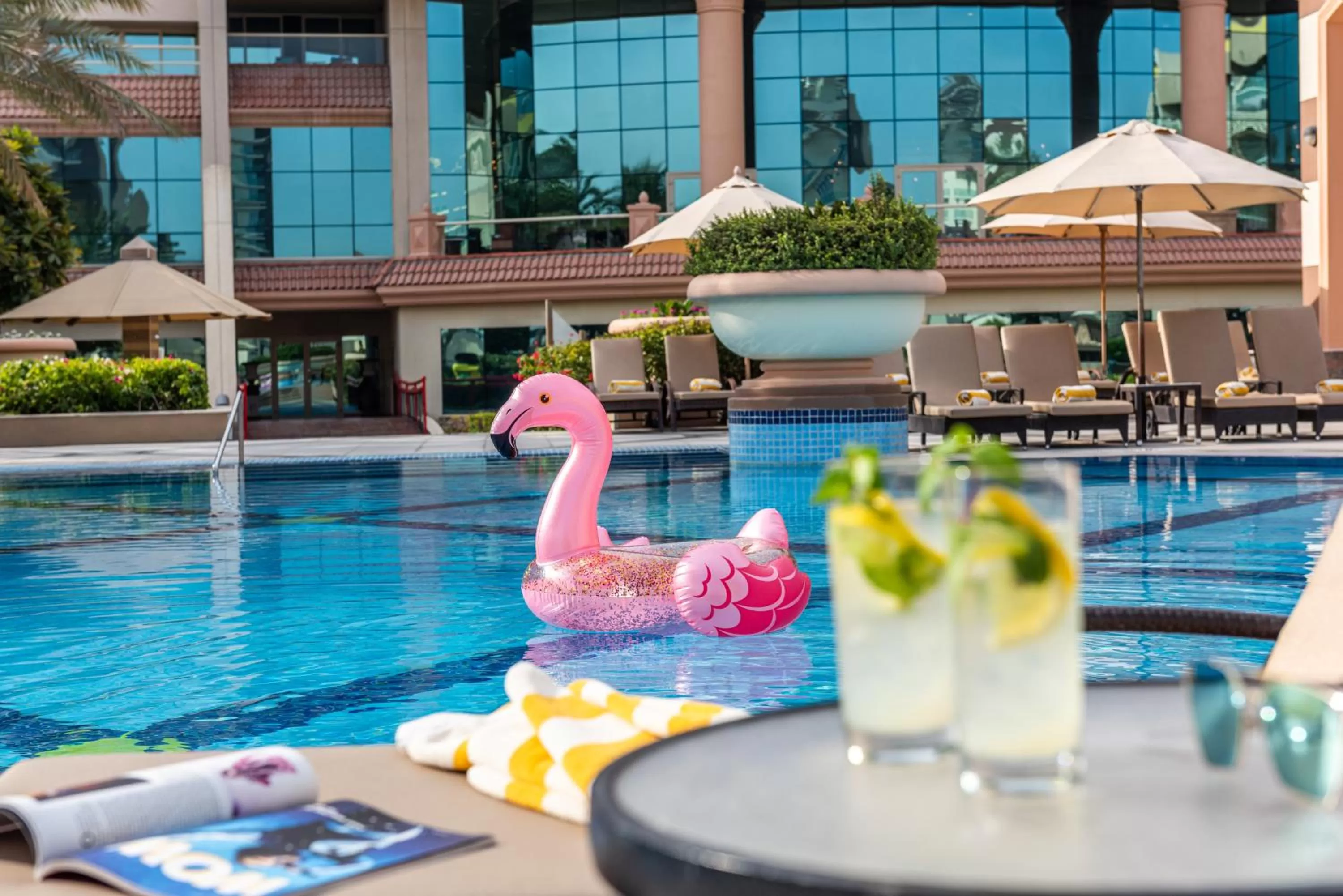 Swimming pool in Al Raha Beach Resort & Spa