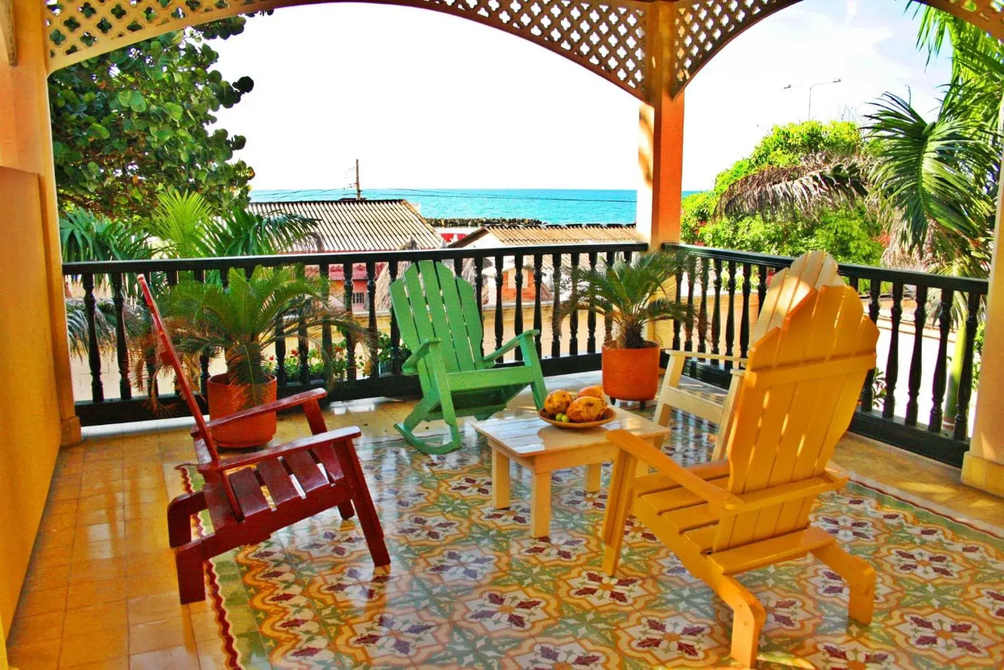 Balcony/Terrace in Hotel Boutique Castillo Ines Maria