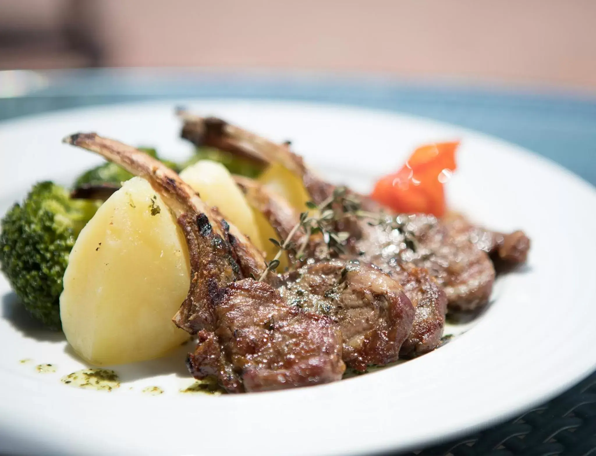 Food close-up in Dom Pedro Marina Food close-up in Dom Pedro Marina