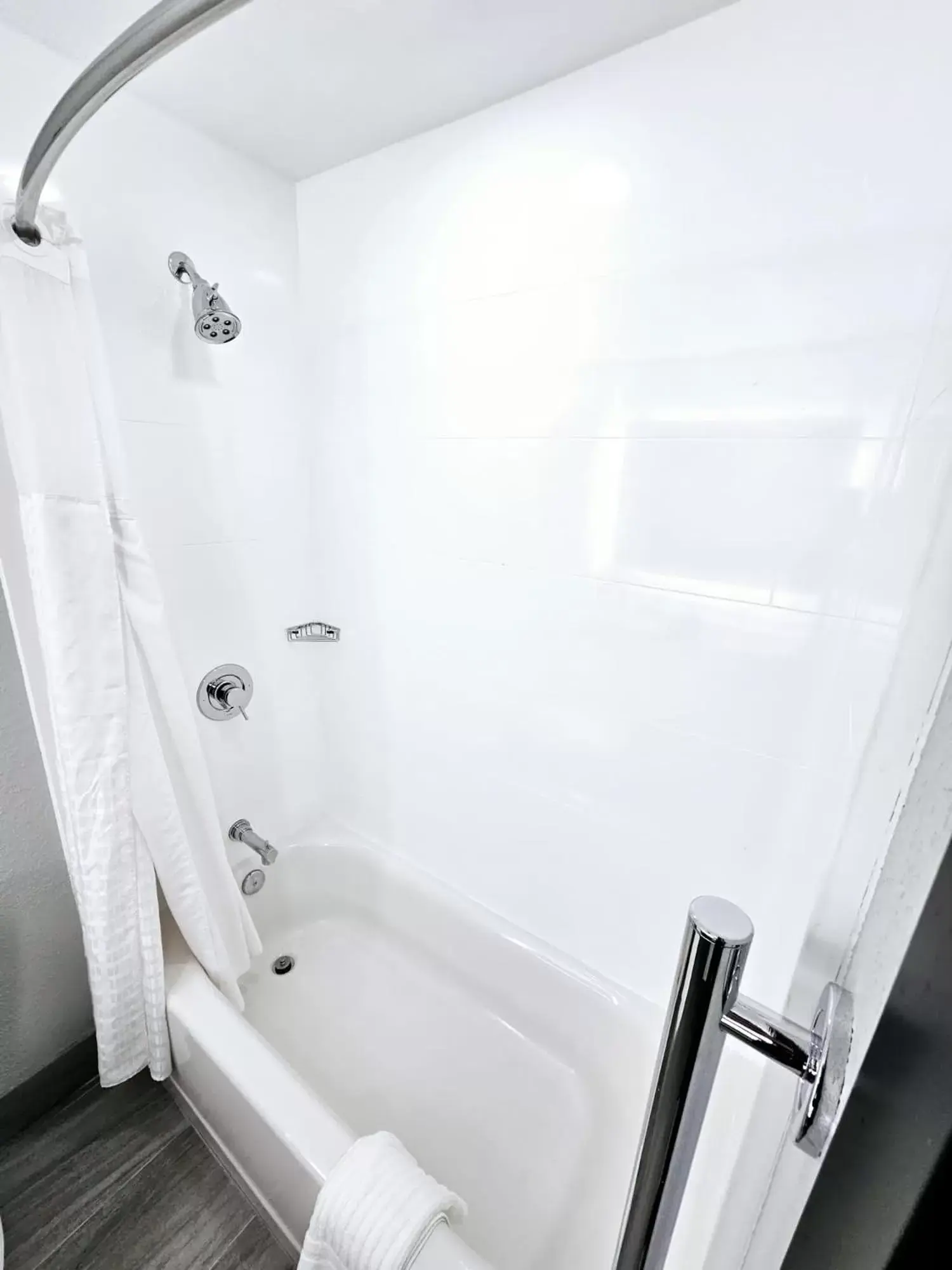 Bathroom in Brookstone Lodge near Biltmore Village, Ascend Hotel Collection