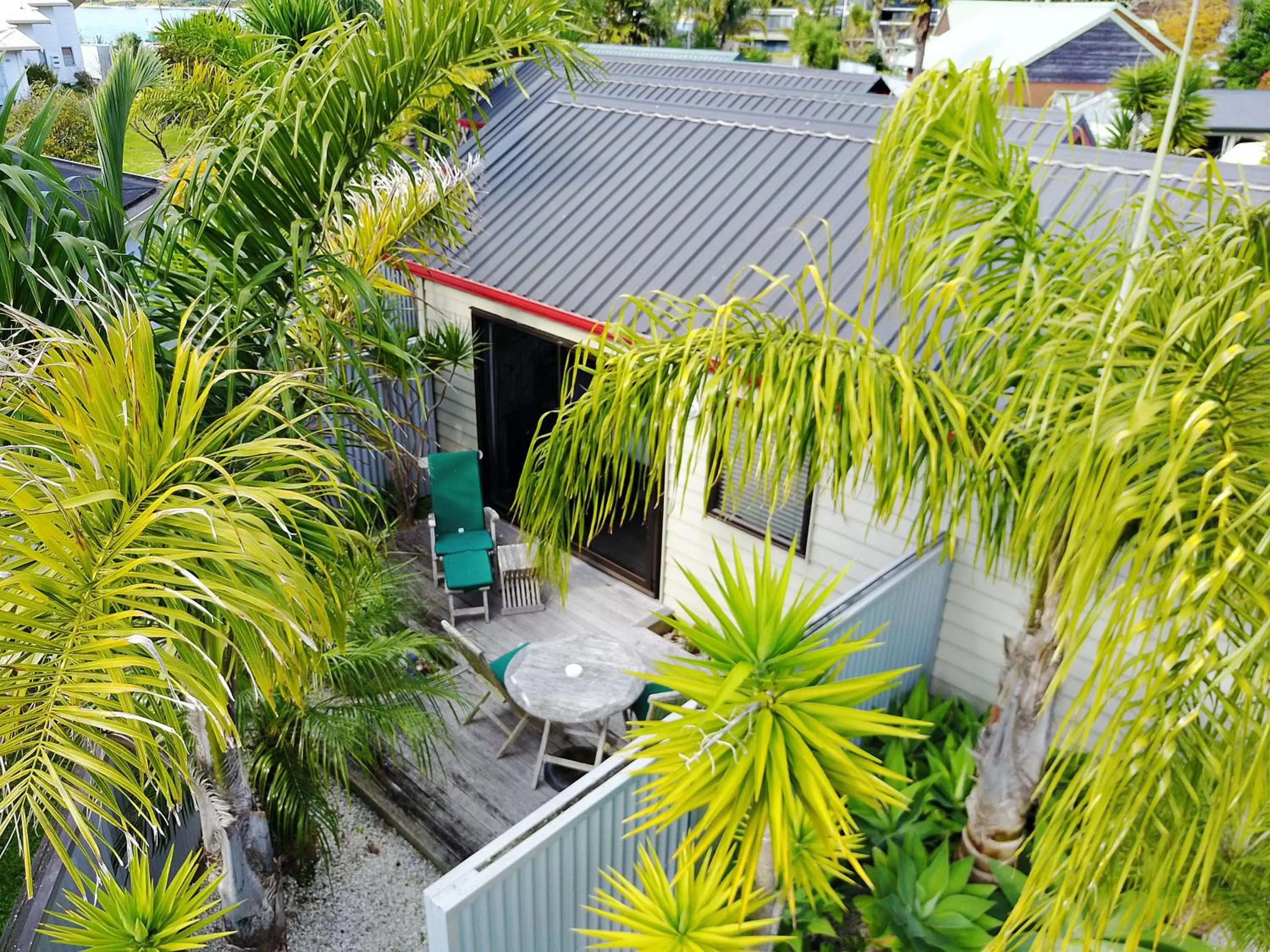 Patio in Tairua Shores Motel