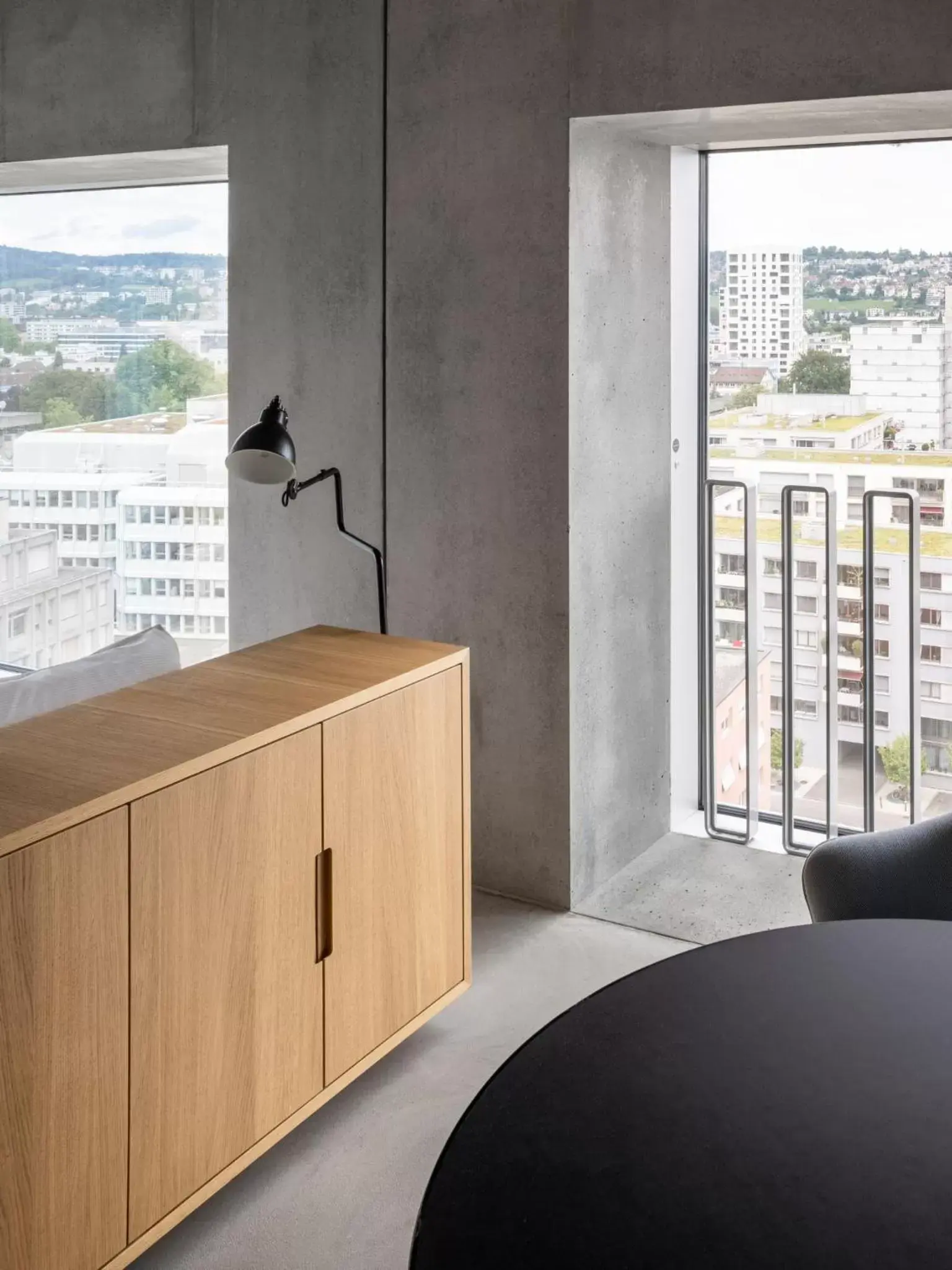 City view in Placid Hotel Design & Lifestyle Zurich