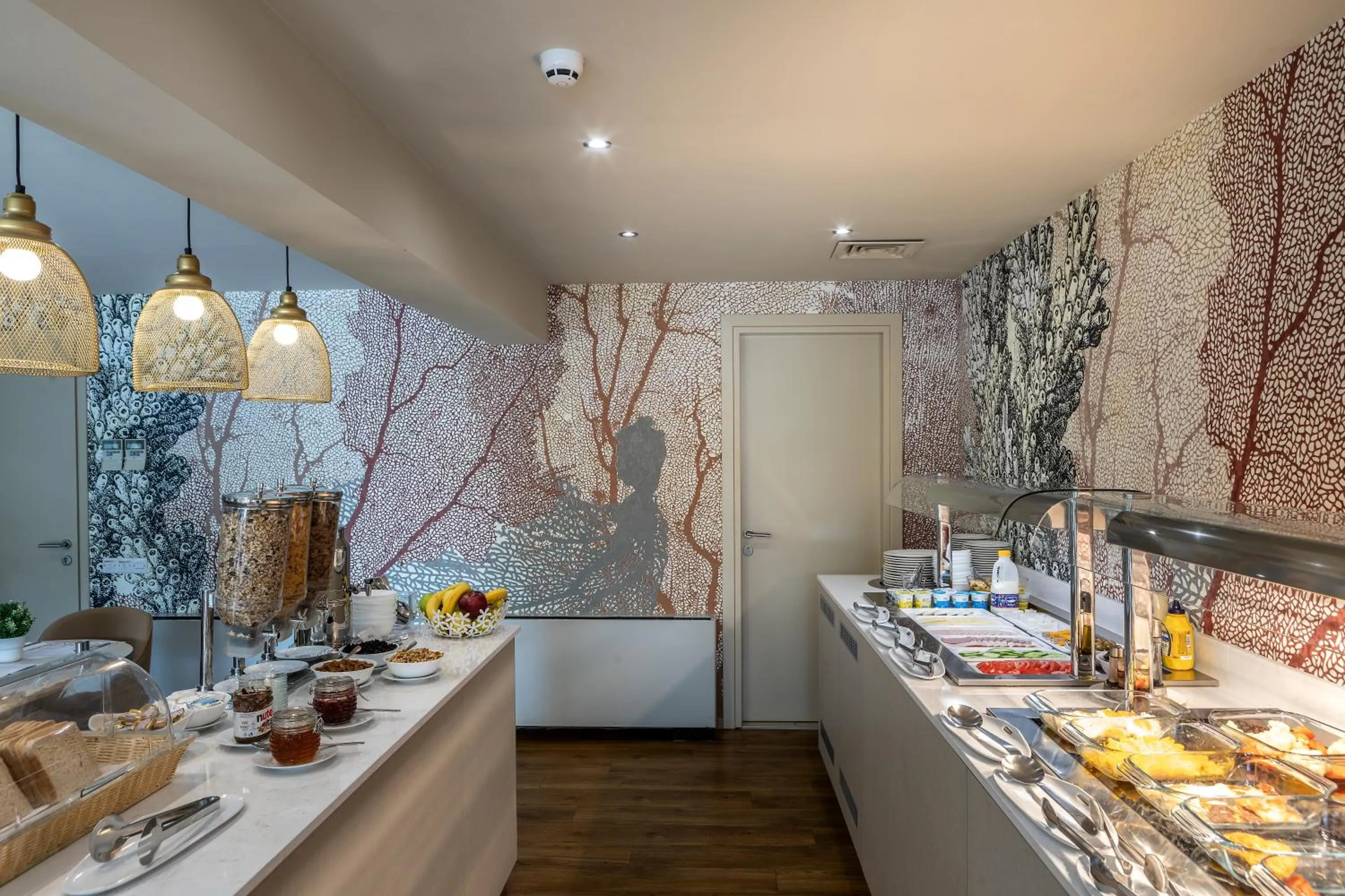 Buffet breakfast in Almond Business Hotel