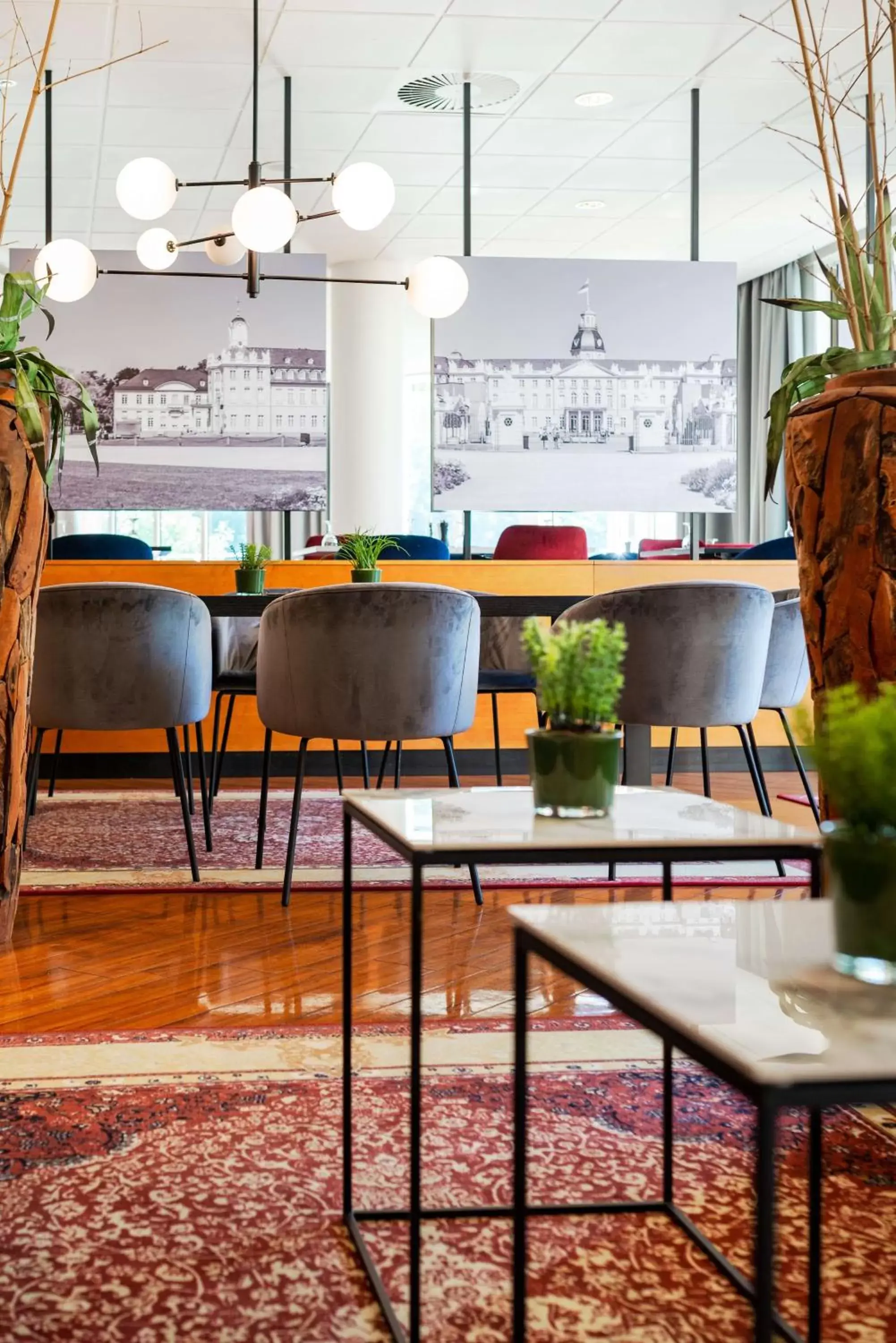 Lobby or reception, Lounge/Bar in Radisson Blu Hotel Karlsruhe