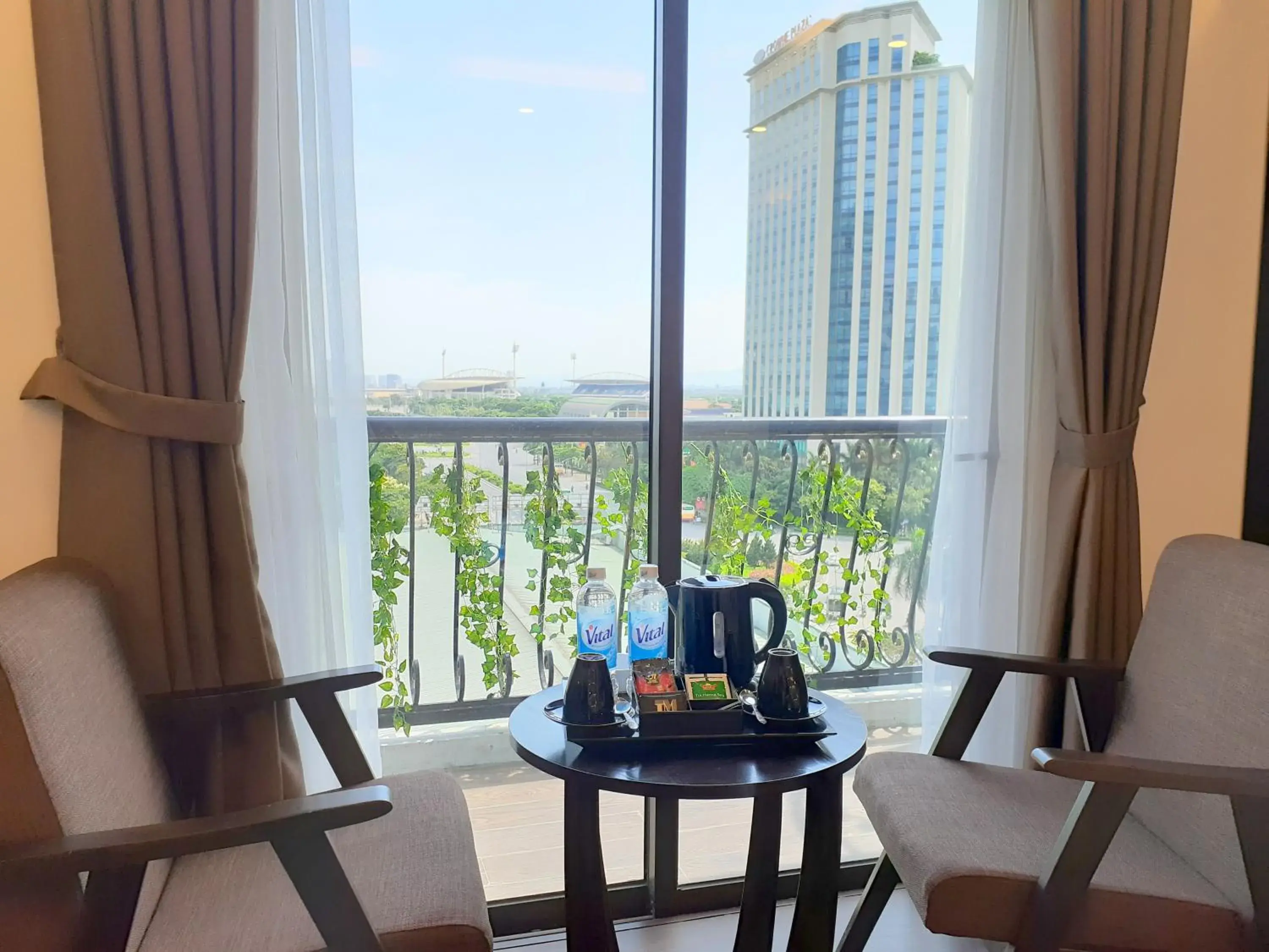 Balcony/Terrace, Seating Area in T&M Luxury Hotel Hanoi