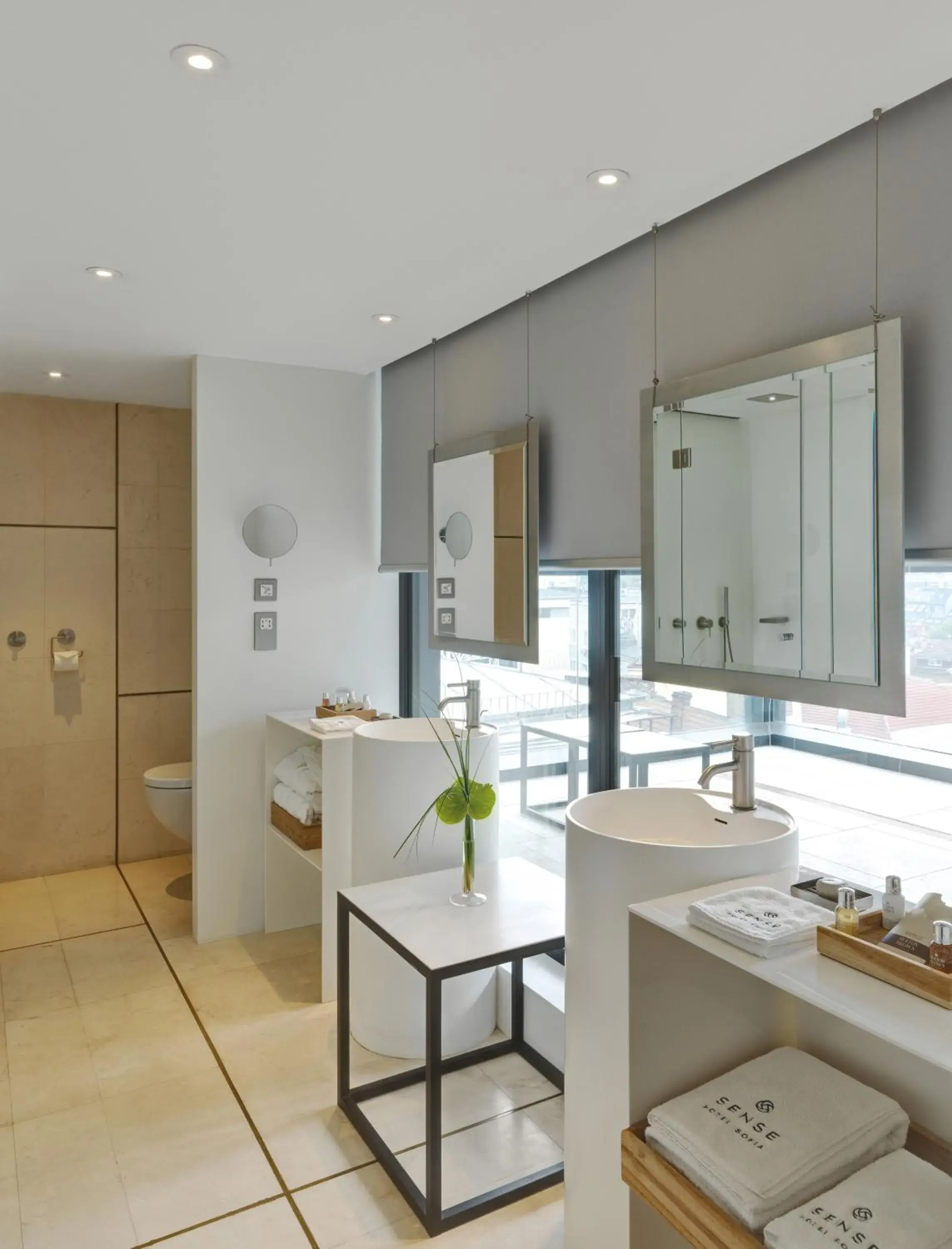 Bathroom in Sense Hotel Sofia, a Member of Design Hotels