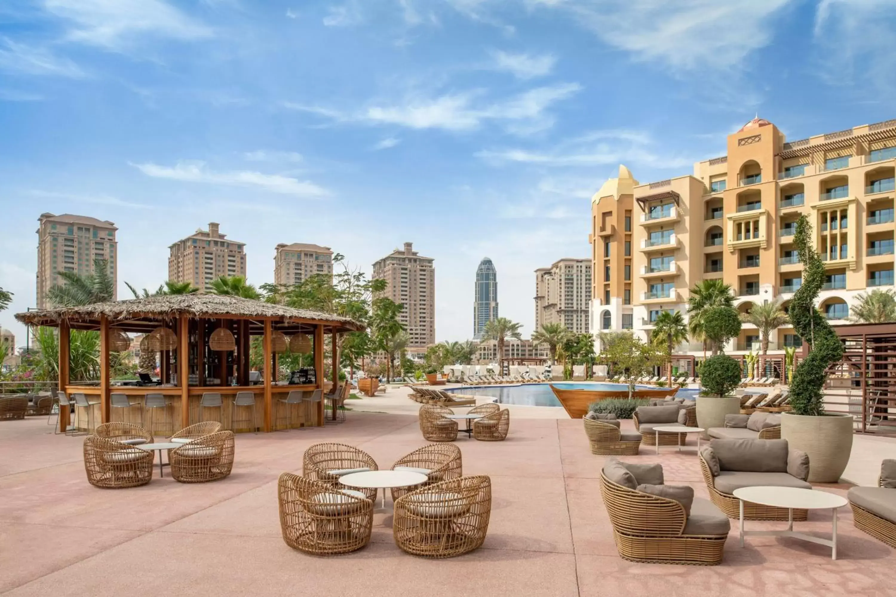 Swimming pool in The St Regis Marsa Arabia Island, The Pearl Qatar