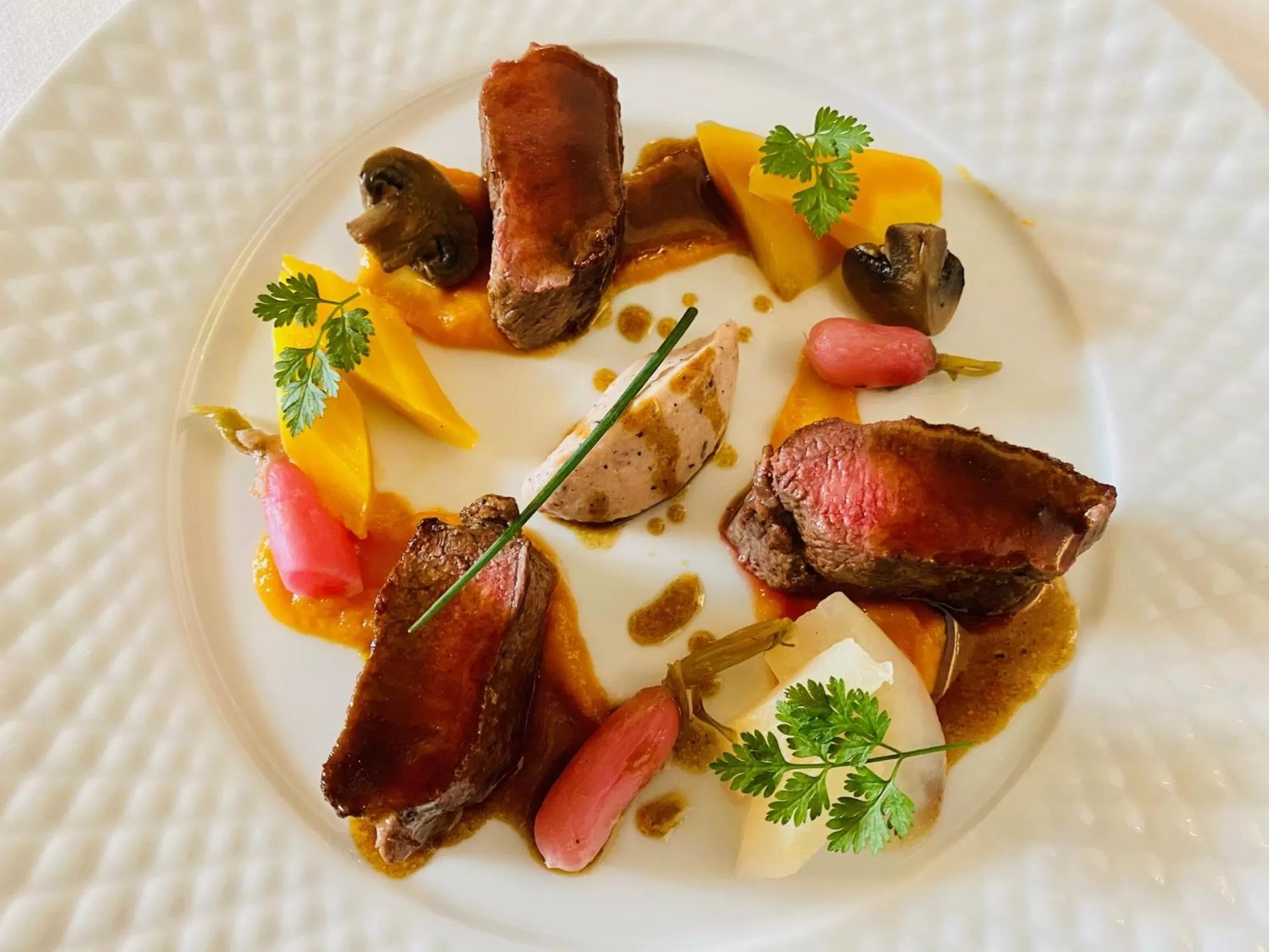 Food close-up in Domaine de Suzel