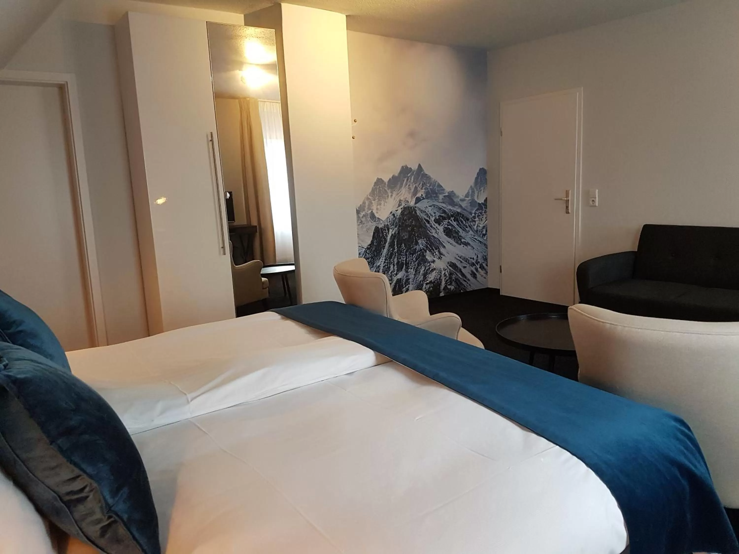 Bed in Hotel Herrloh