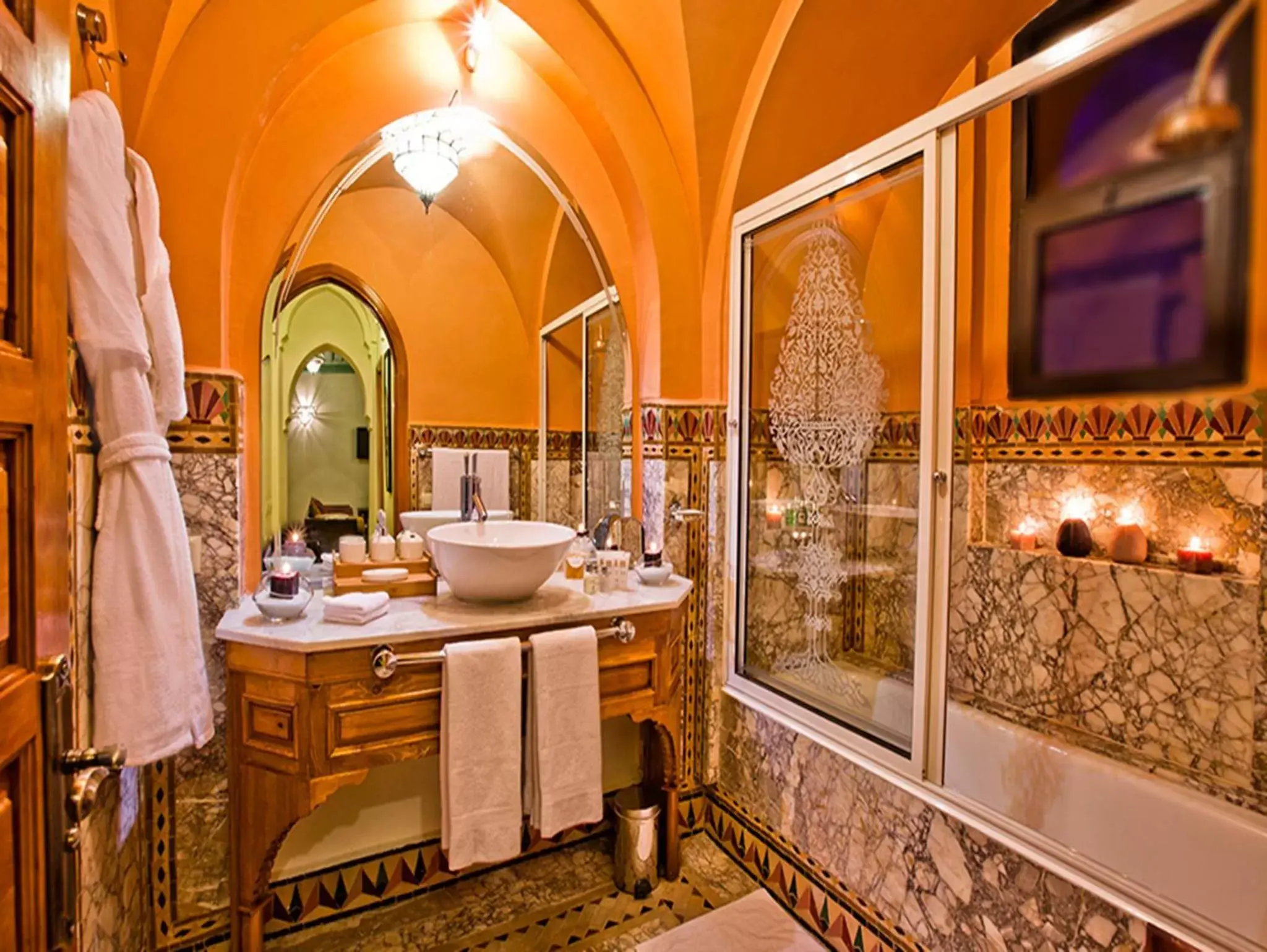 Bathroom in Hotel Lawrence d'Arabie