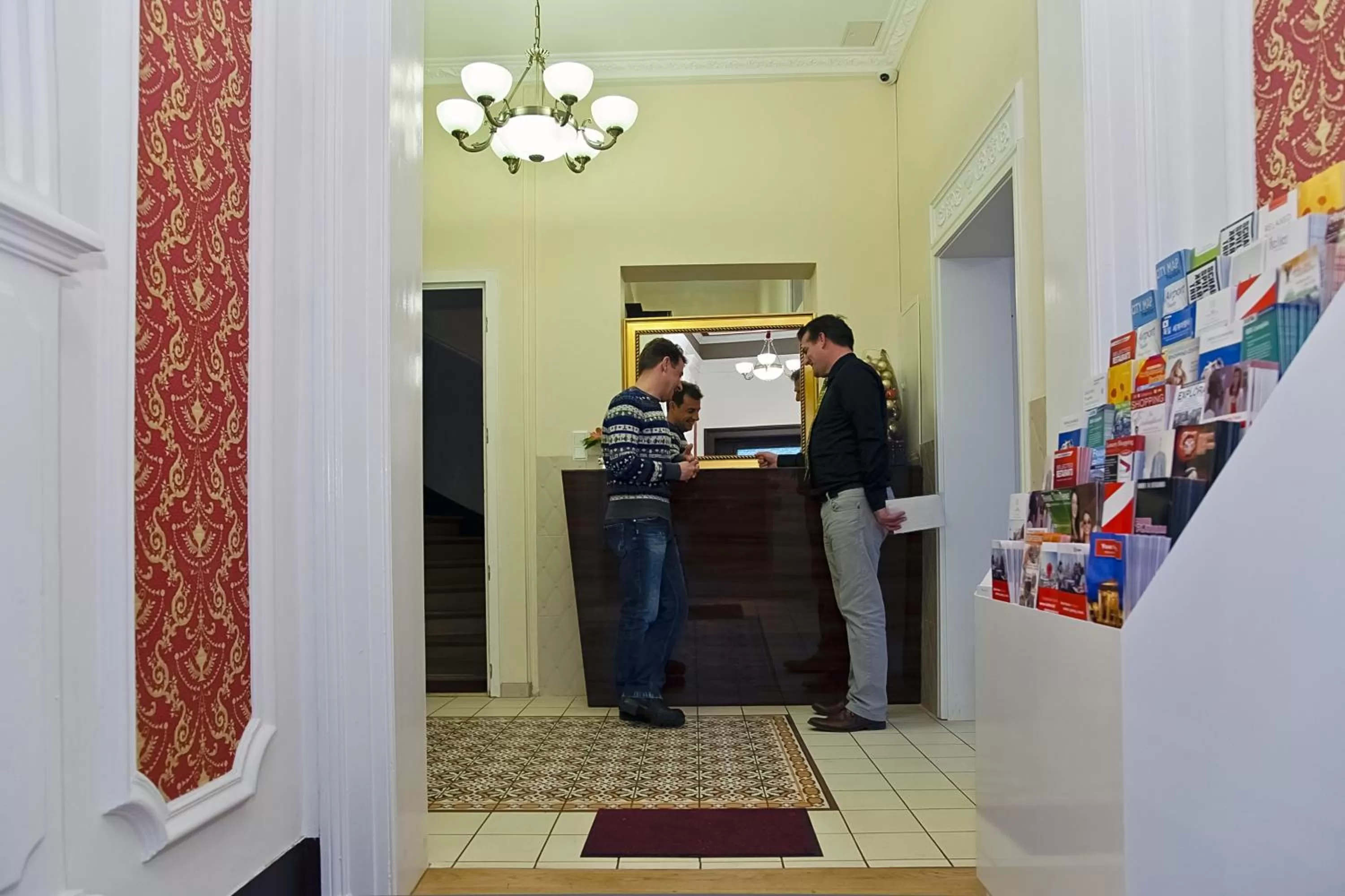 Lobby or reception in Arena Villa am Wasserpark