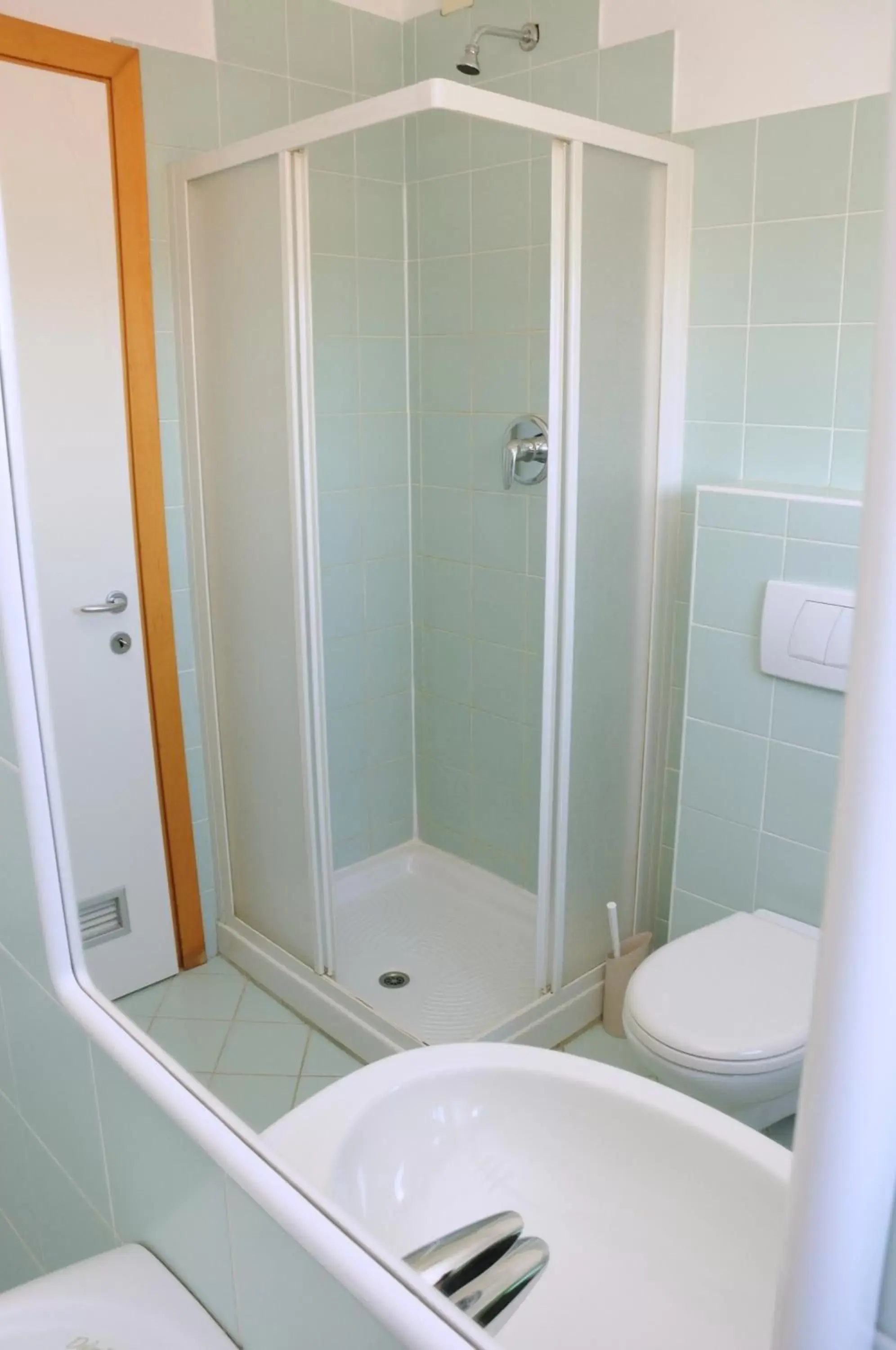 Shower, Bathroom in Hotel Oasi