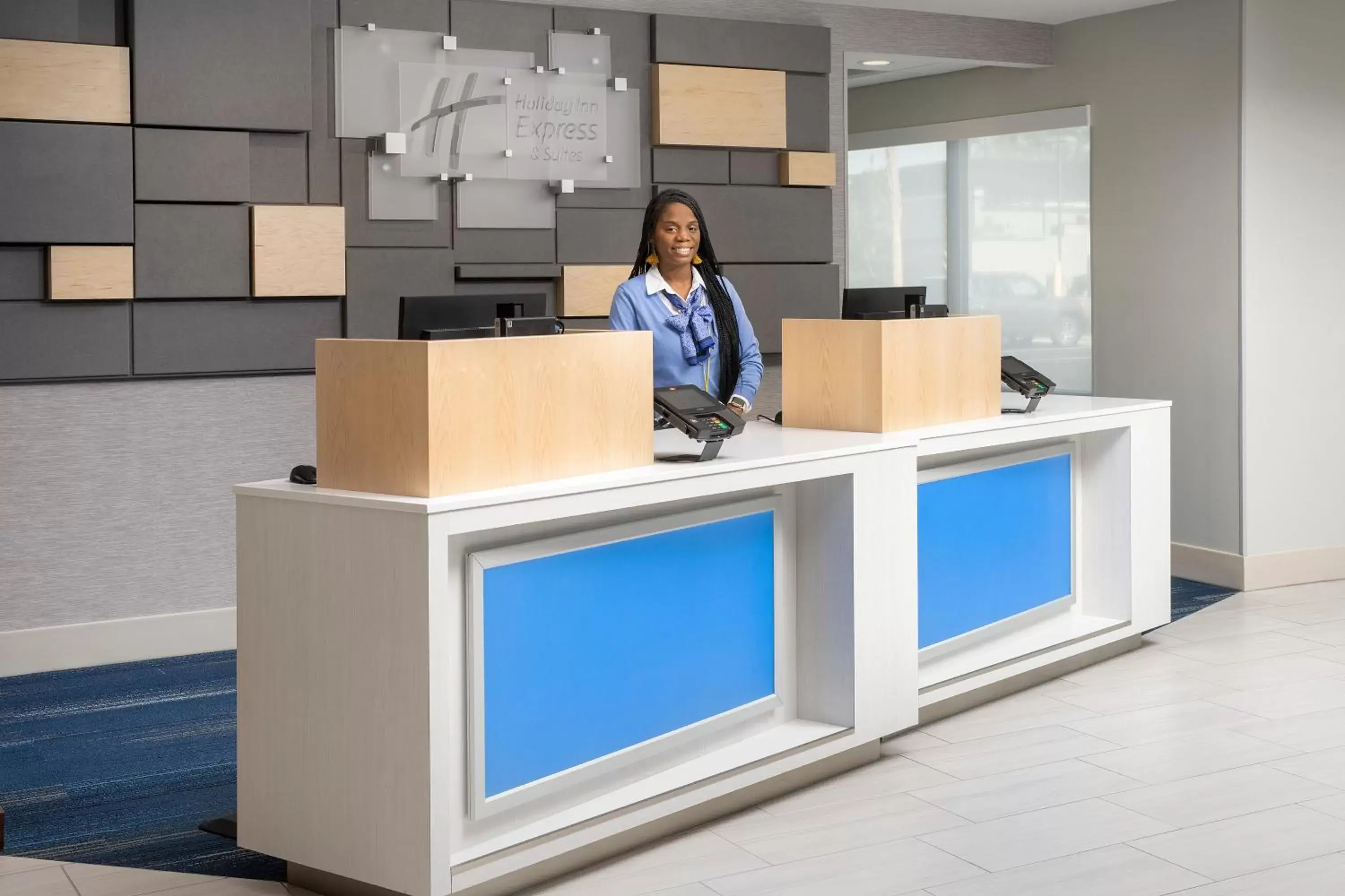 Lobby or reception in Holiday Inn Express Atlanta SW - Newnan by IHG Lobby or reception in Holiday Inn Express Atlanta SW - Newnan by IHG