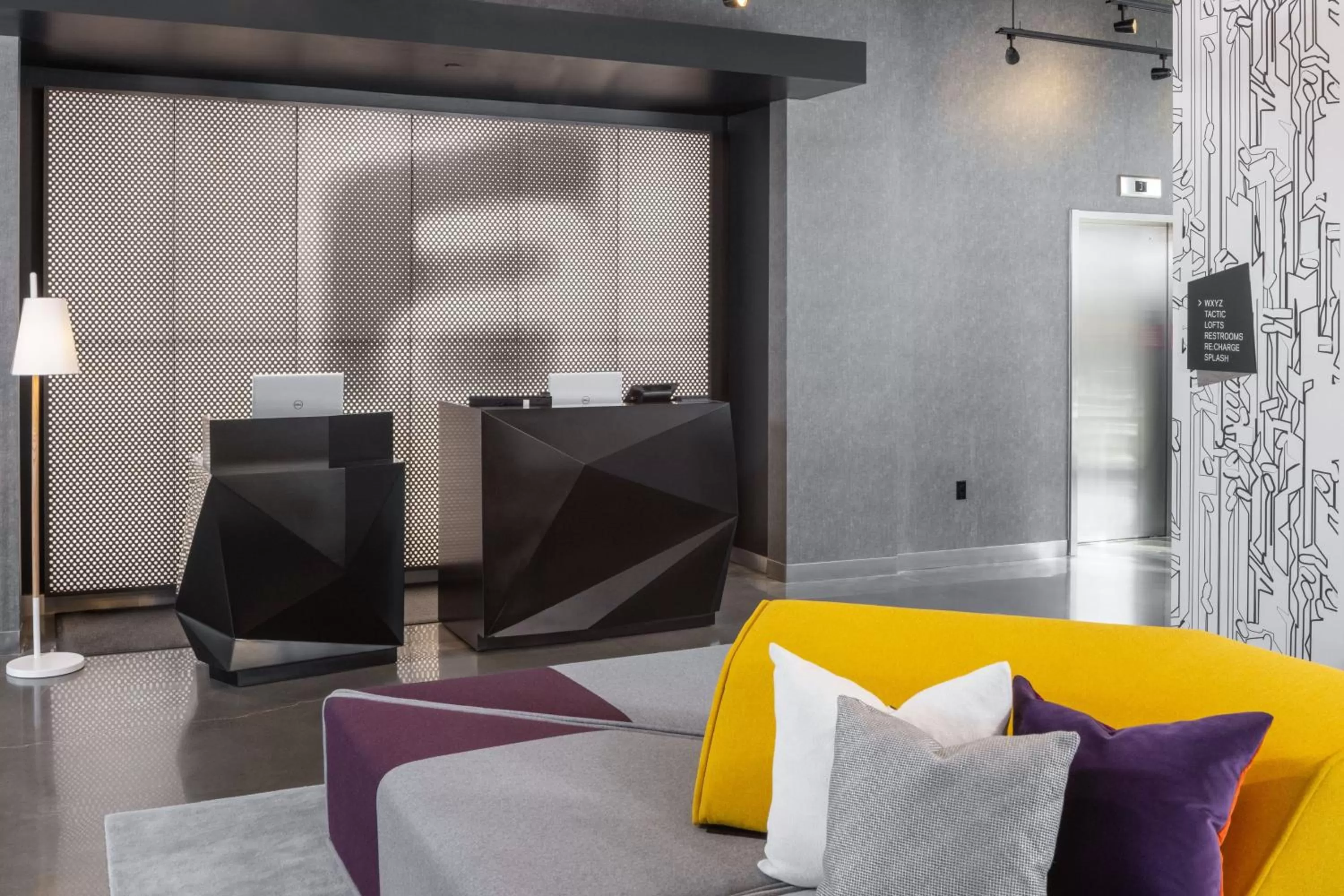 Lobby or reception in Aloft Oklahoma City Quail Springs