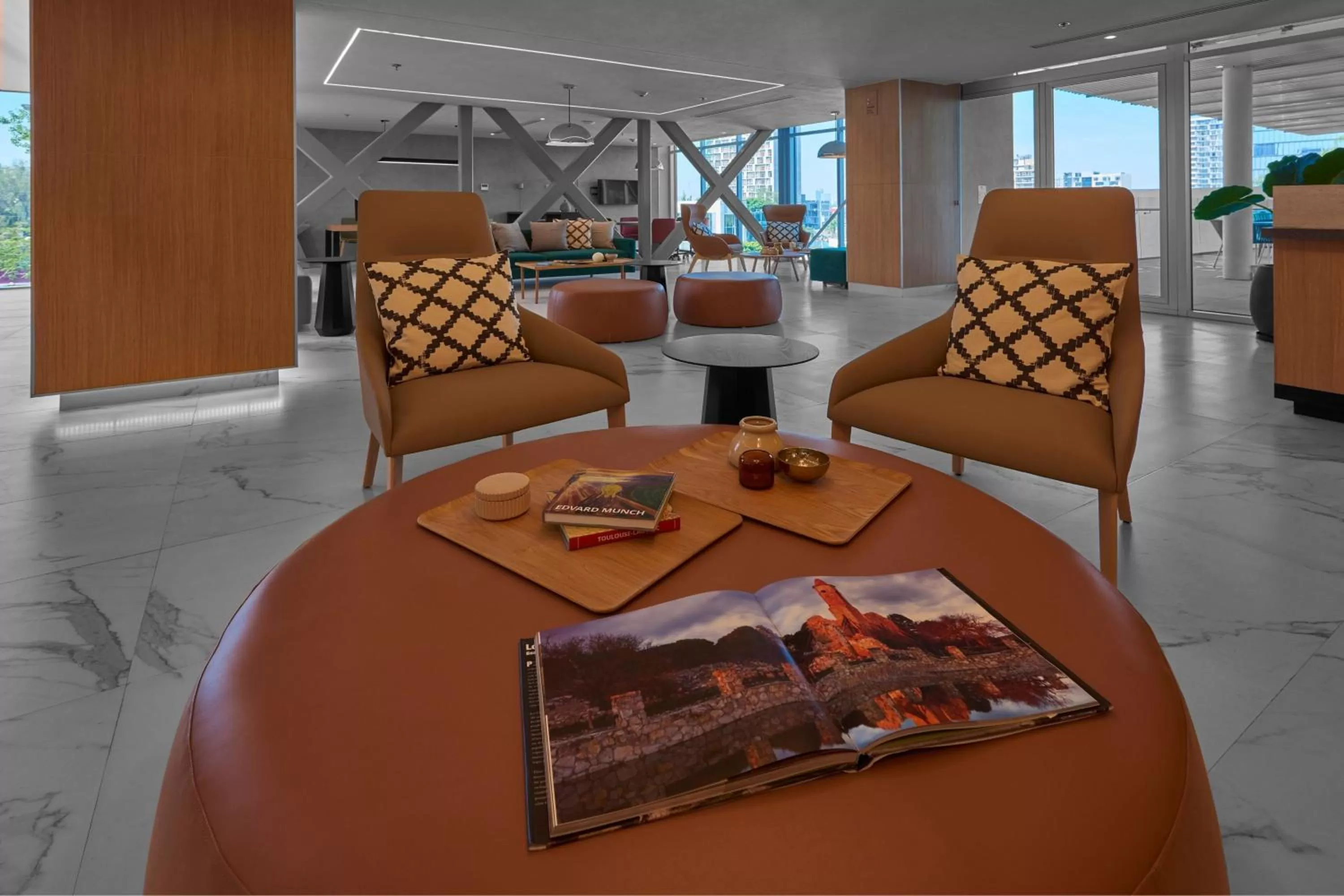 Lobby or reception in City Express Plus by Marriott Guadalajara Providencia